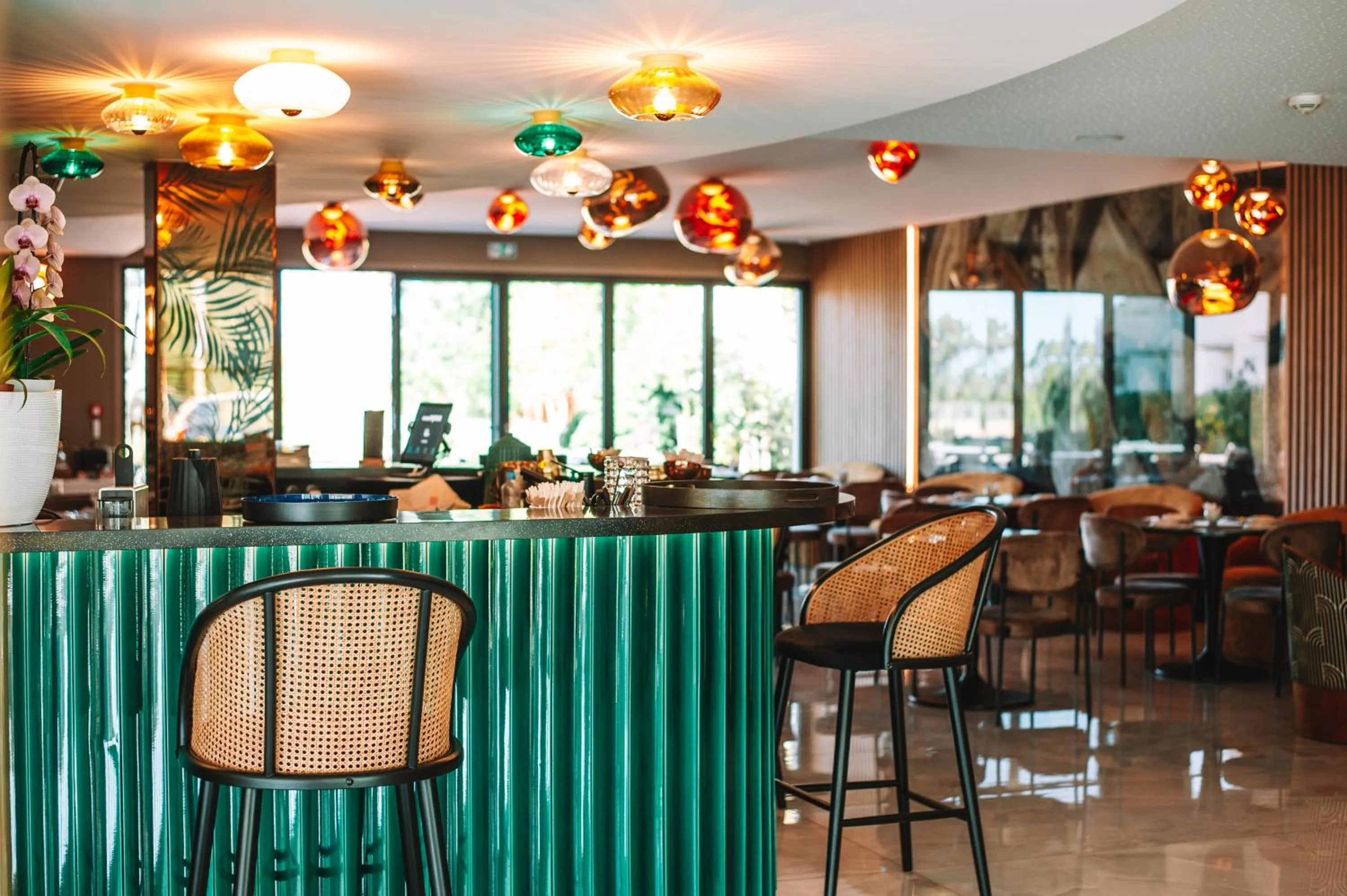 Lounge or bar in Calvi Hôtel