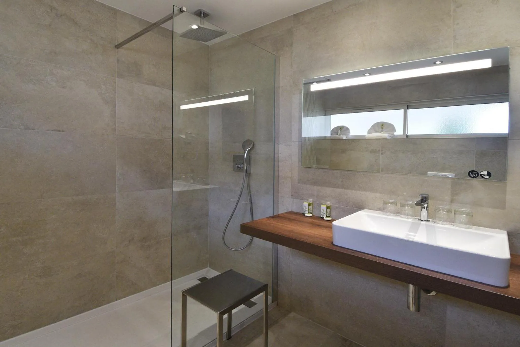 Bathroom in Calvi Hôtel