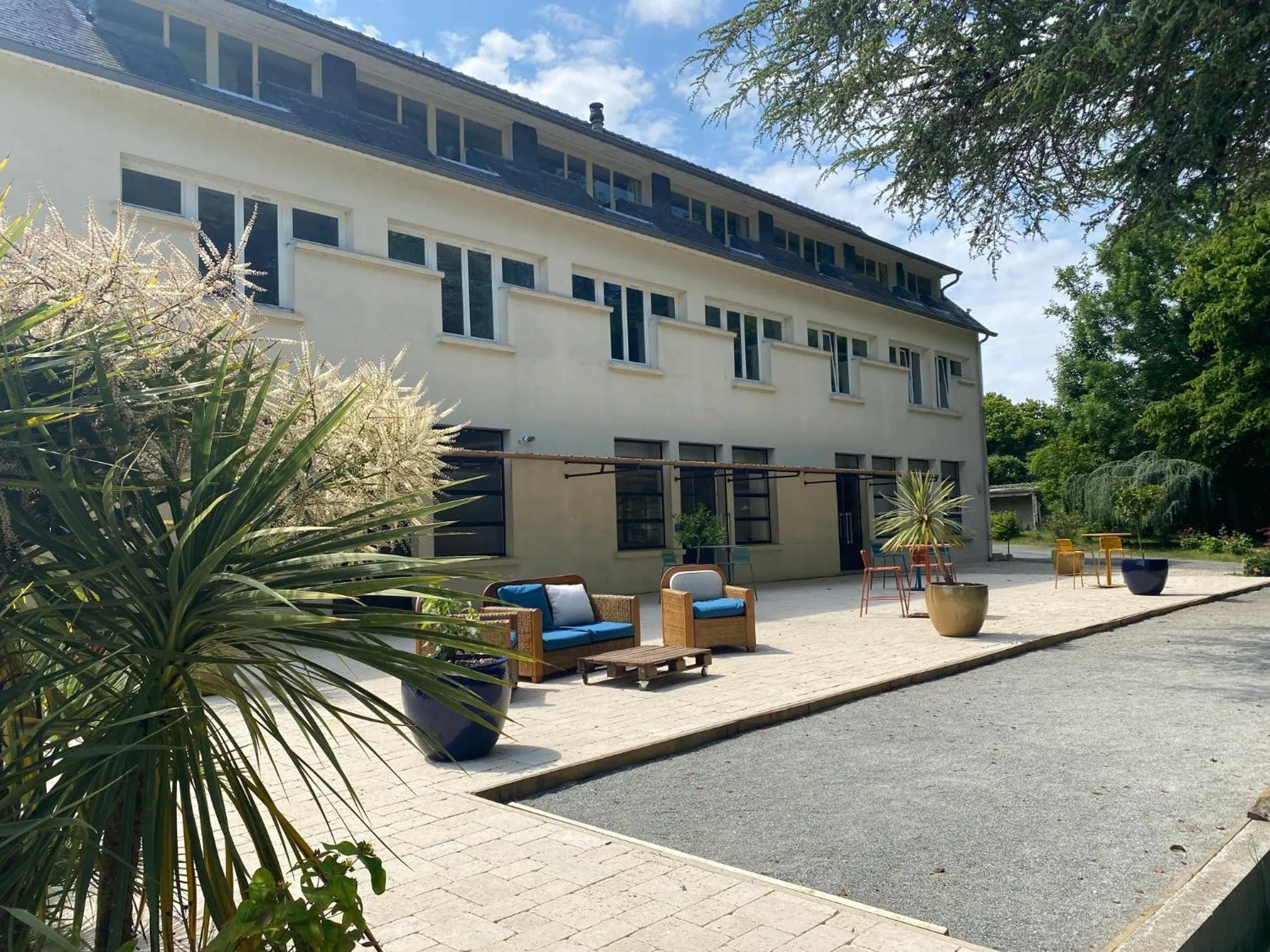 Patio in Cosy Er Lann Chambres d'Hôtes