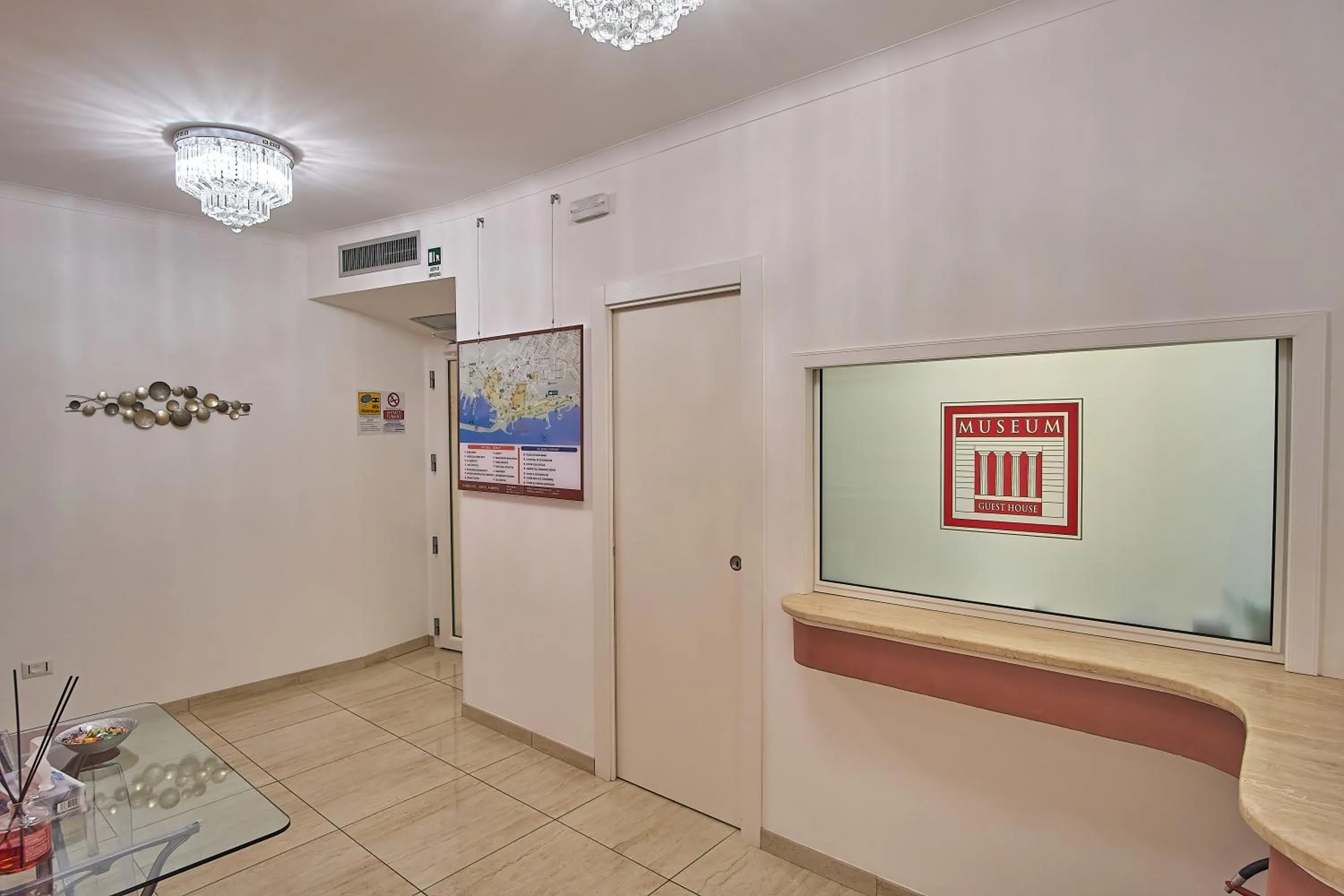 Lobby or reception in Museum Guest House