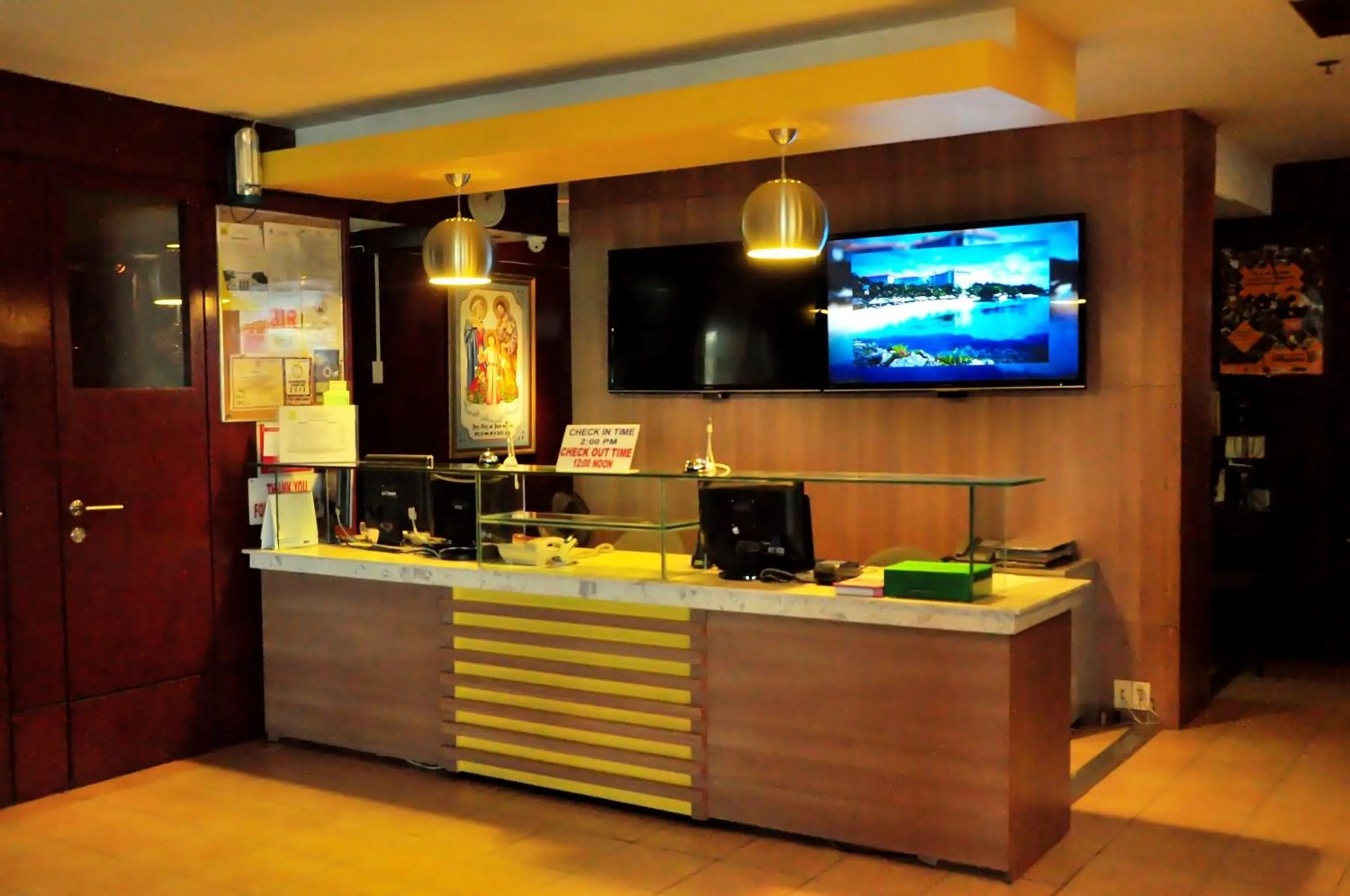 Lobby or reception in GV Tower Hotel