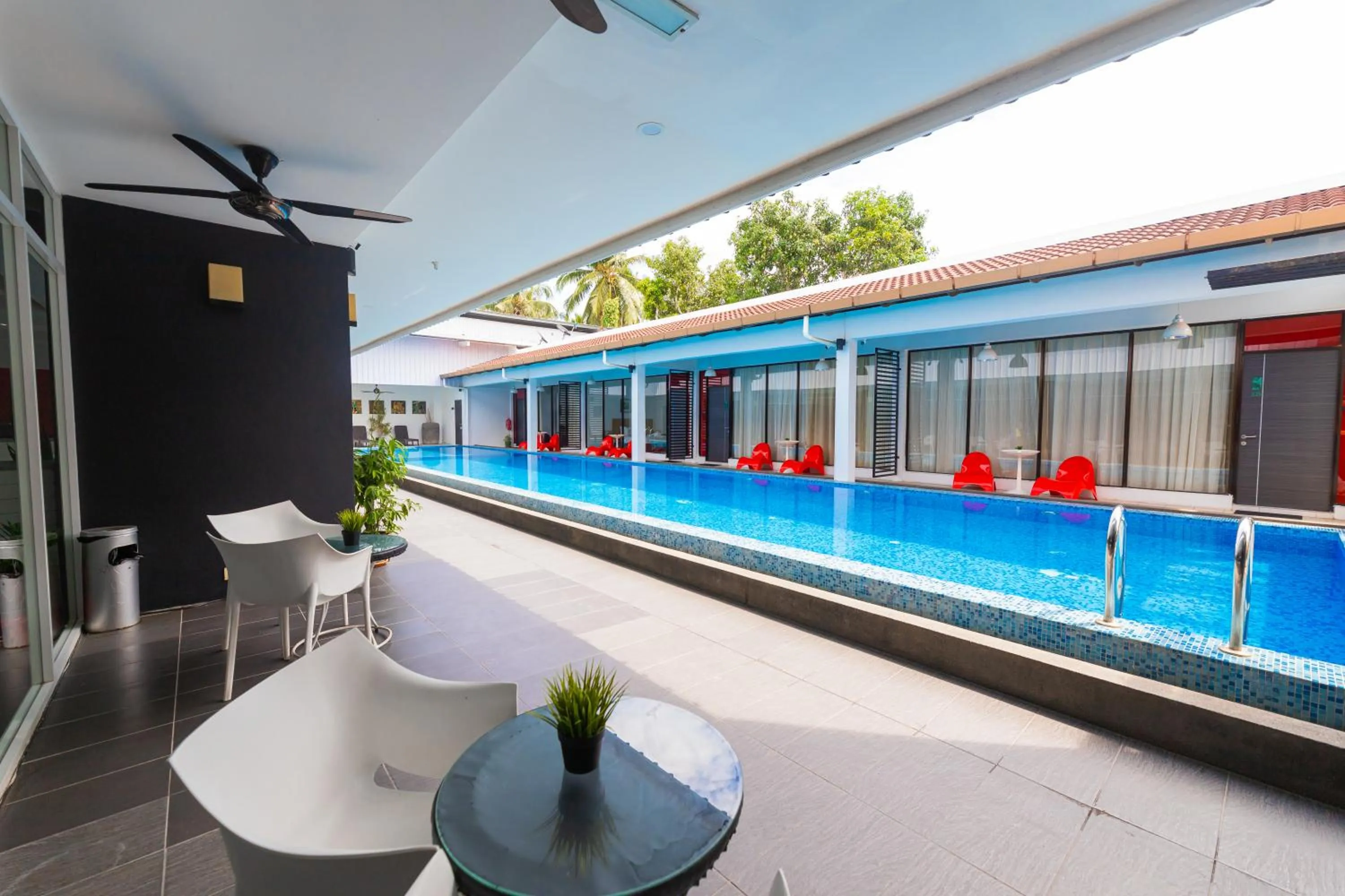 Pool view in The Villa Langkawi
