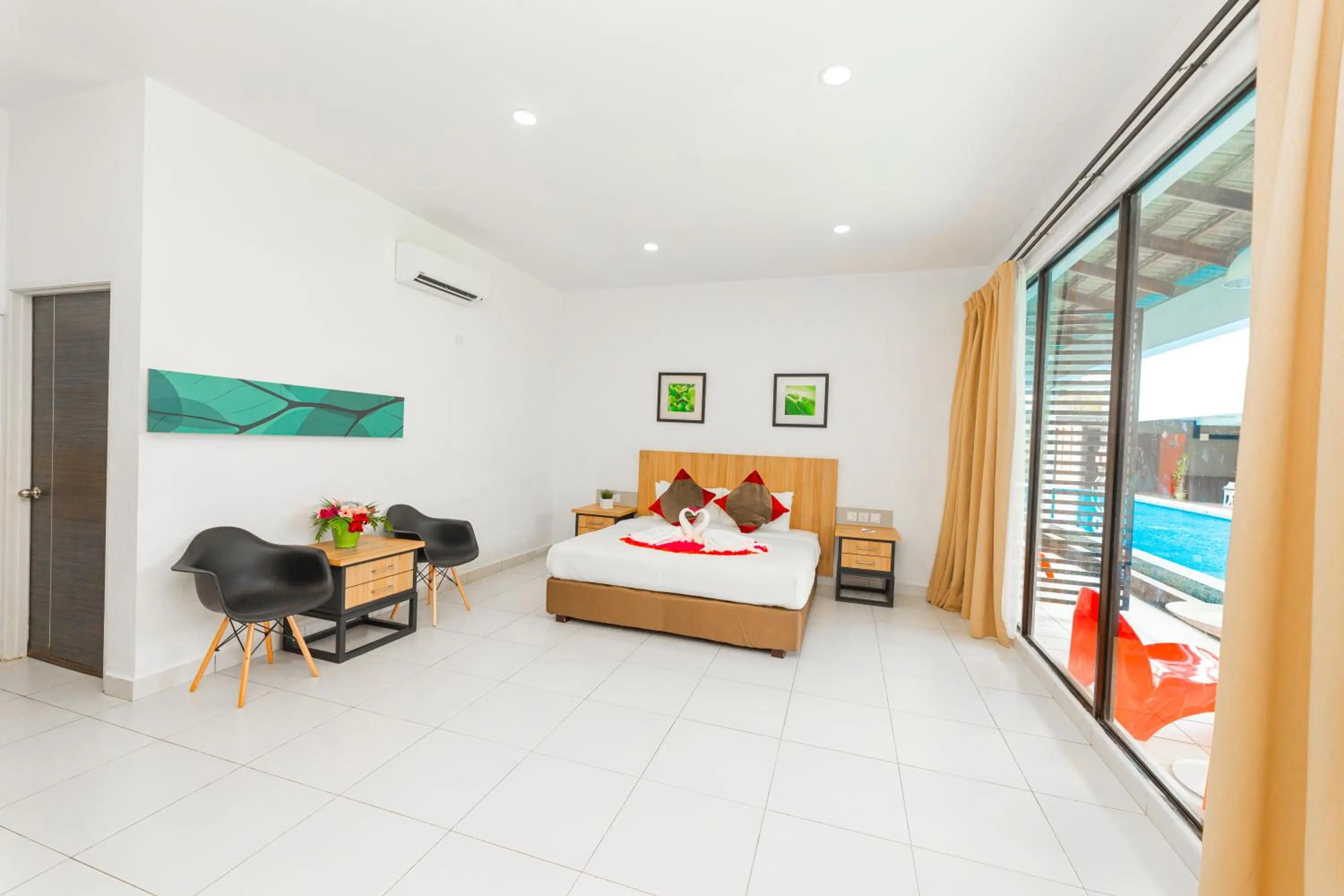 Bed in The Villa Langkawi