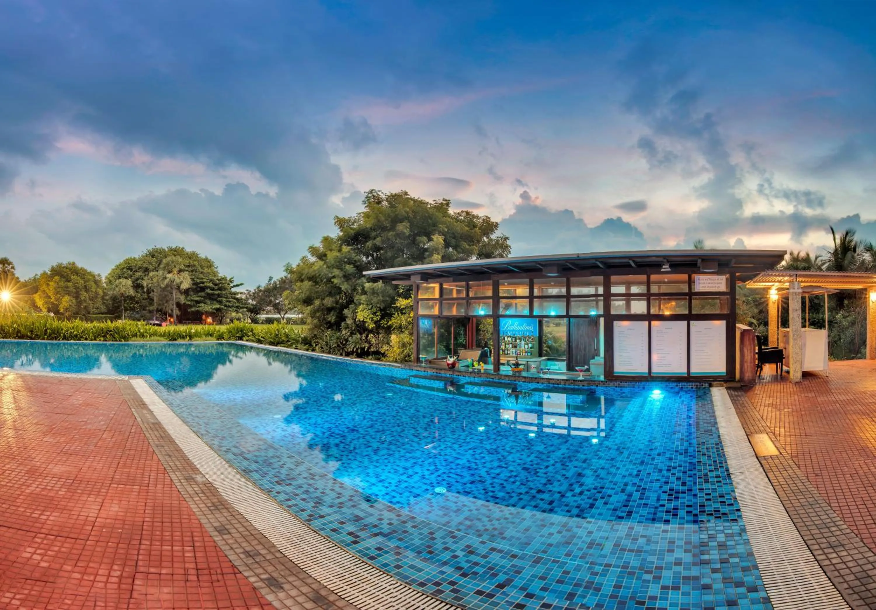 Swimming pool in Club Mahindra Puducherry