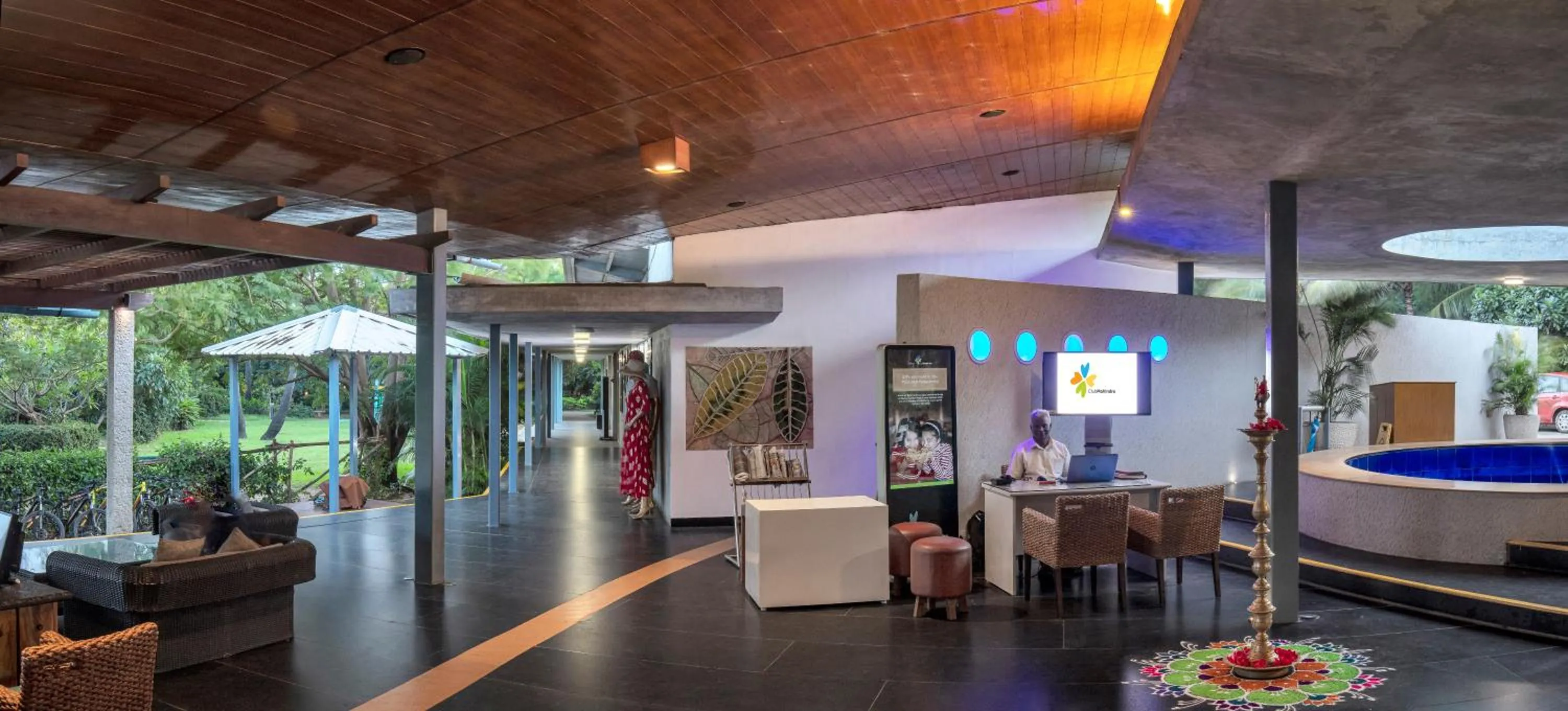 Lobby or reception in Club Mahindra Puducherry