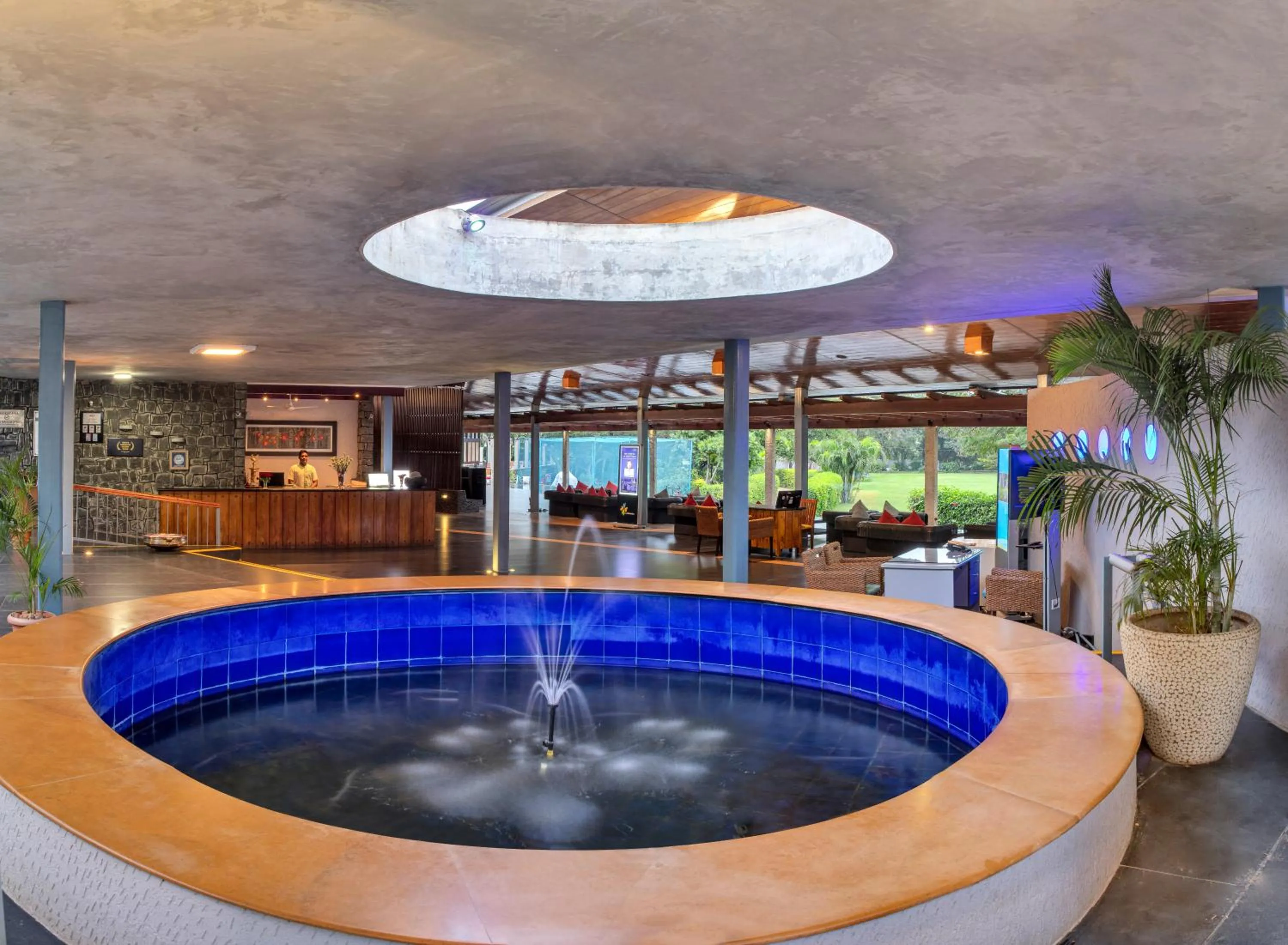 Lobby or reception in Club Mahindra Puducherry