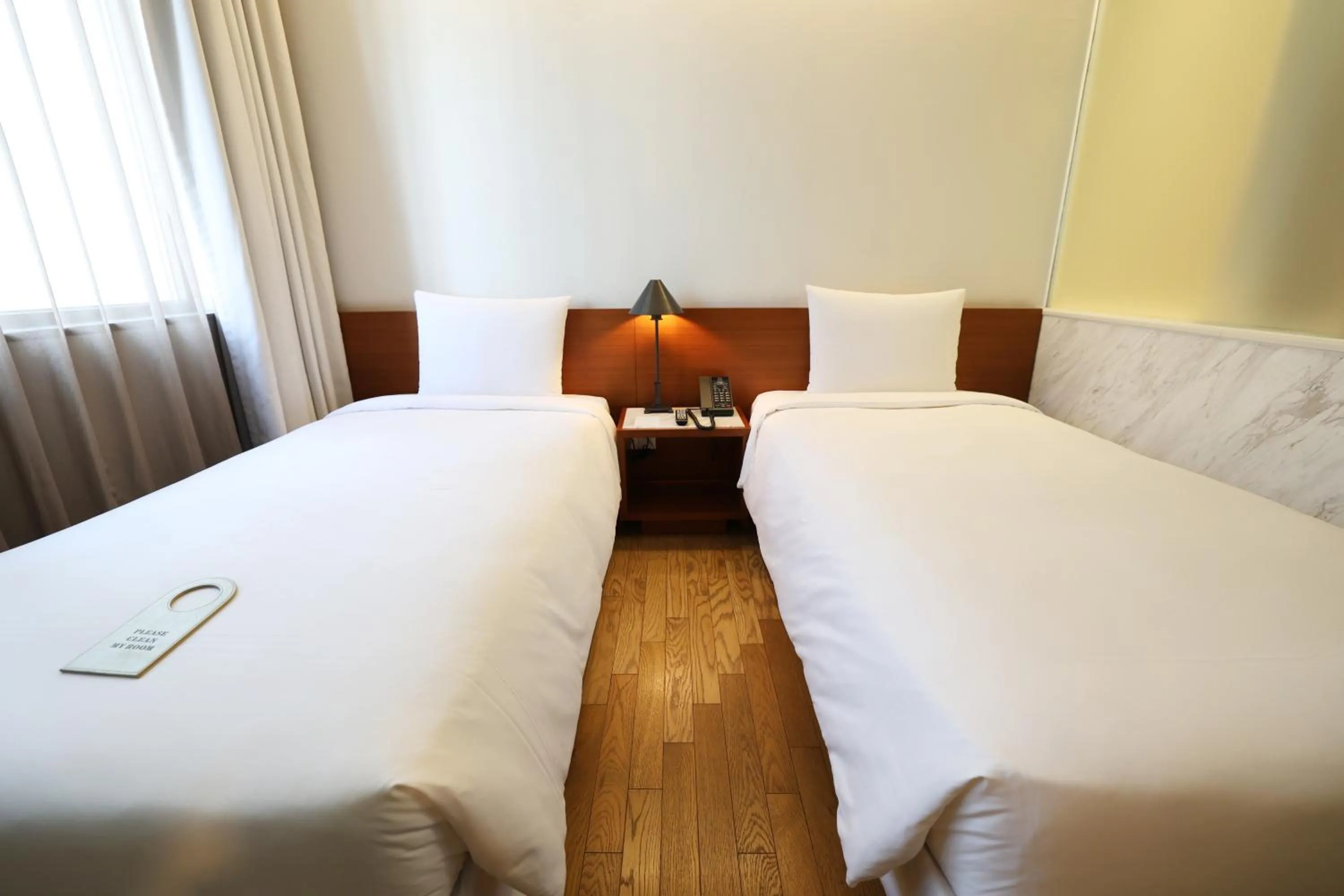 Bedroom, Bed in Seoul Hotel ShinShin Myeongdong