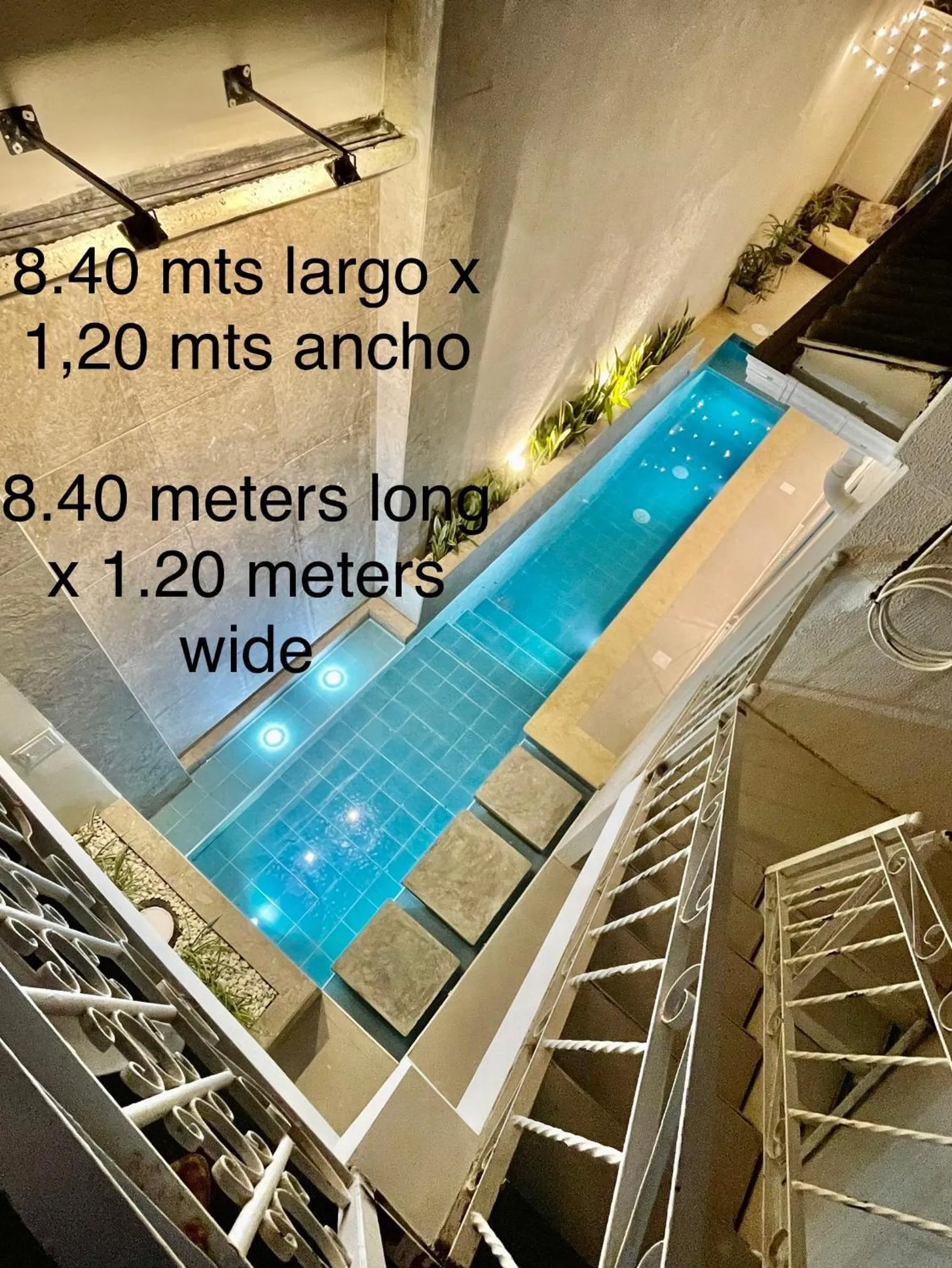 Swimming pool in Casa Roman Hotel Boutique