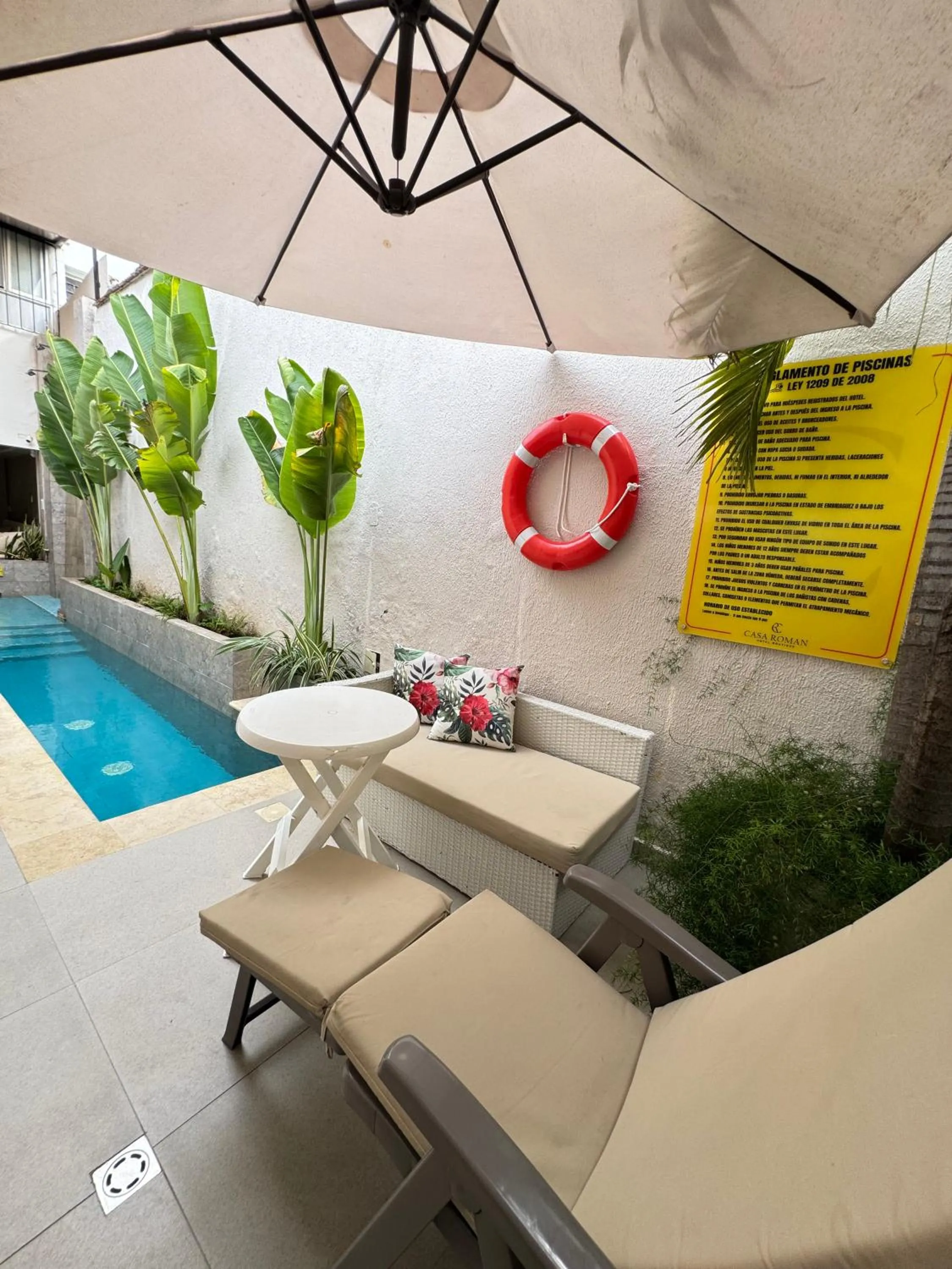 Swimming pool in Casa Roman Hotel Boutique