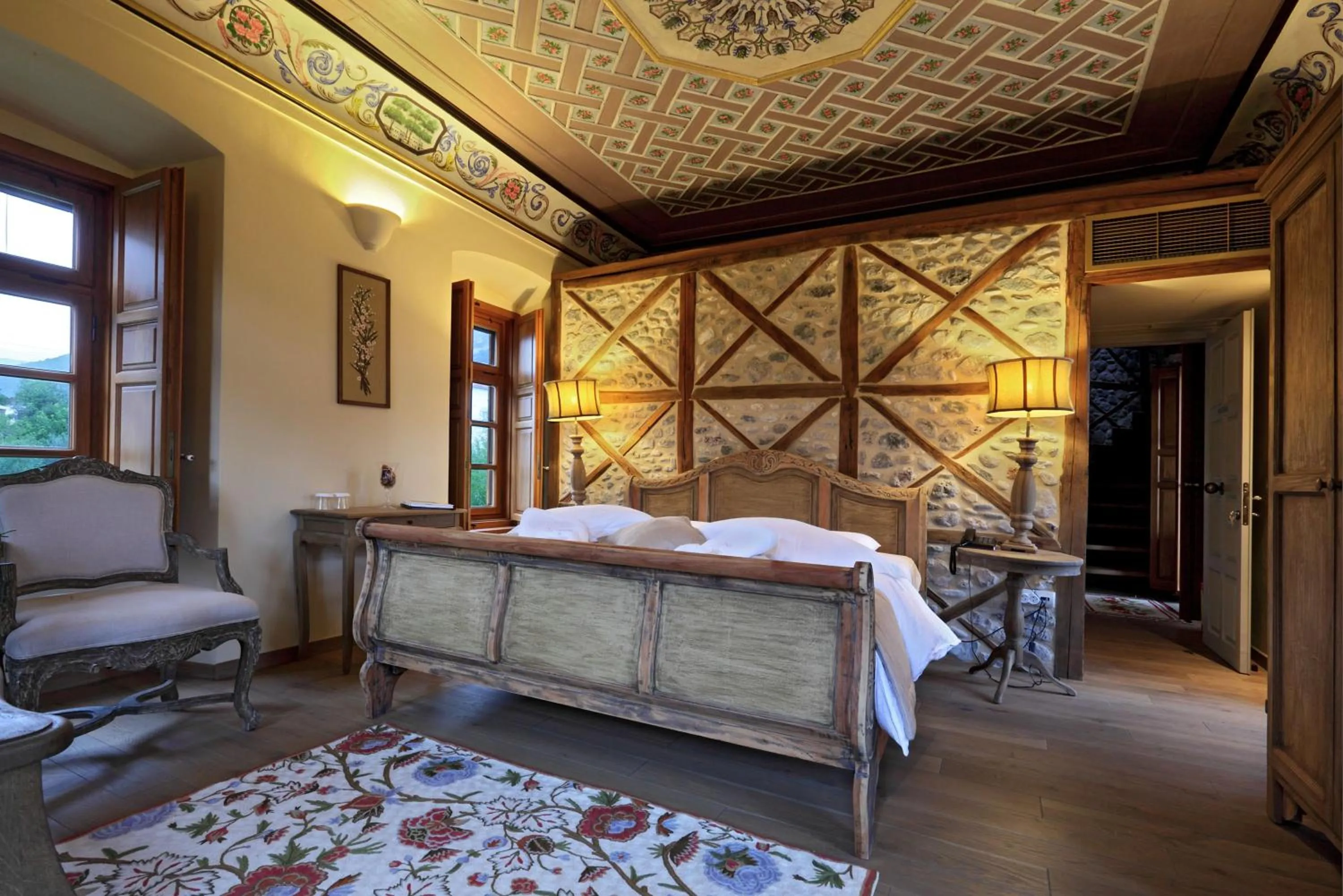 Bed in Archontiko Chioti