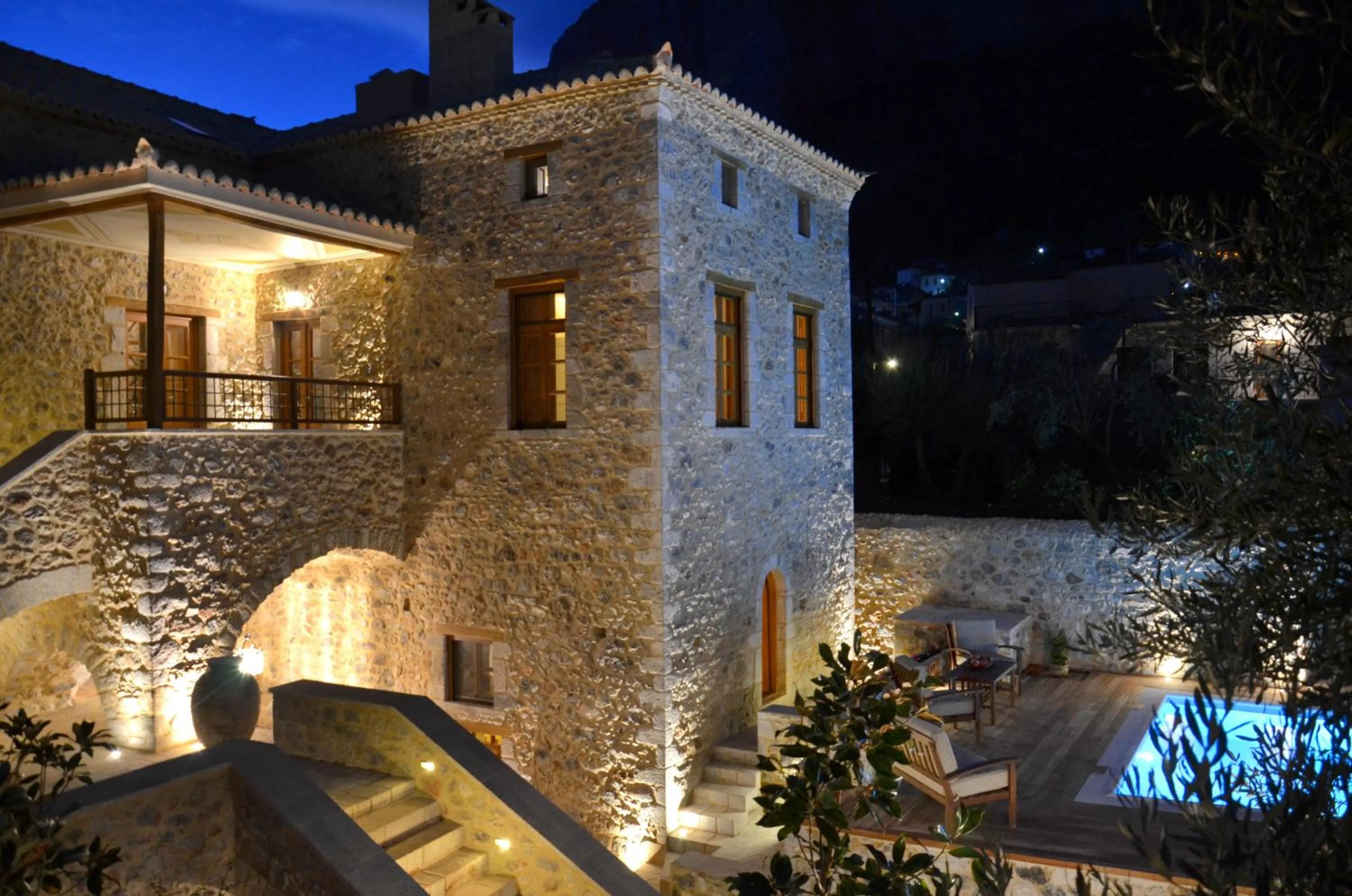 Facade/entrance in Archontiko Chioti