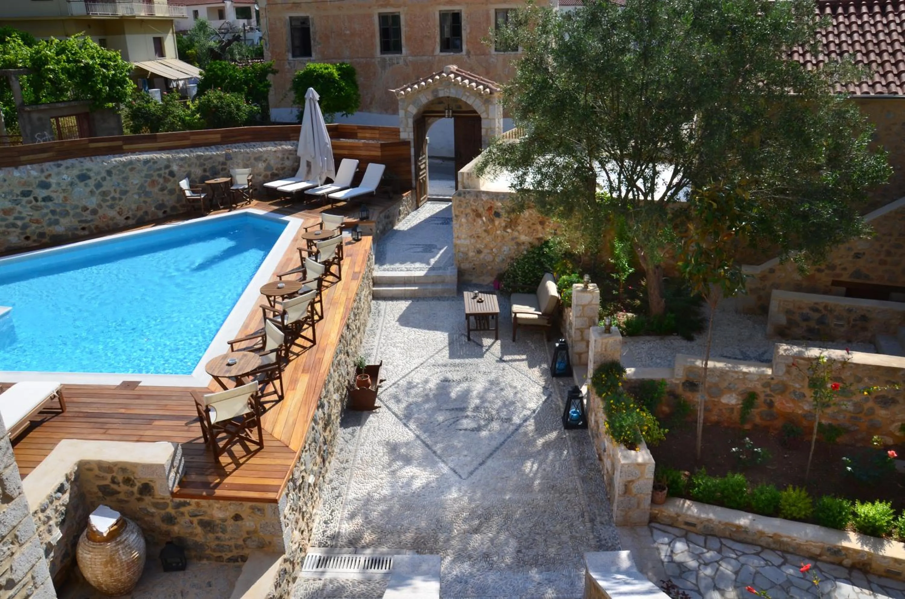 Decorative detail in Archontiko Chioti