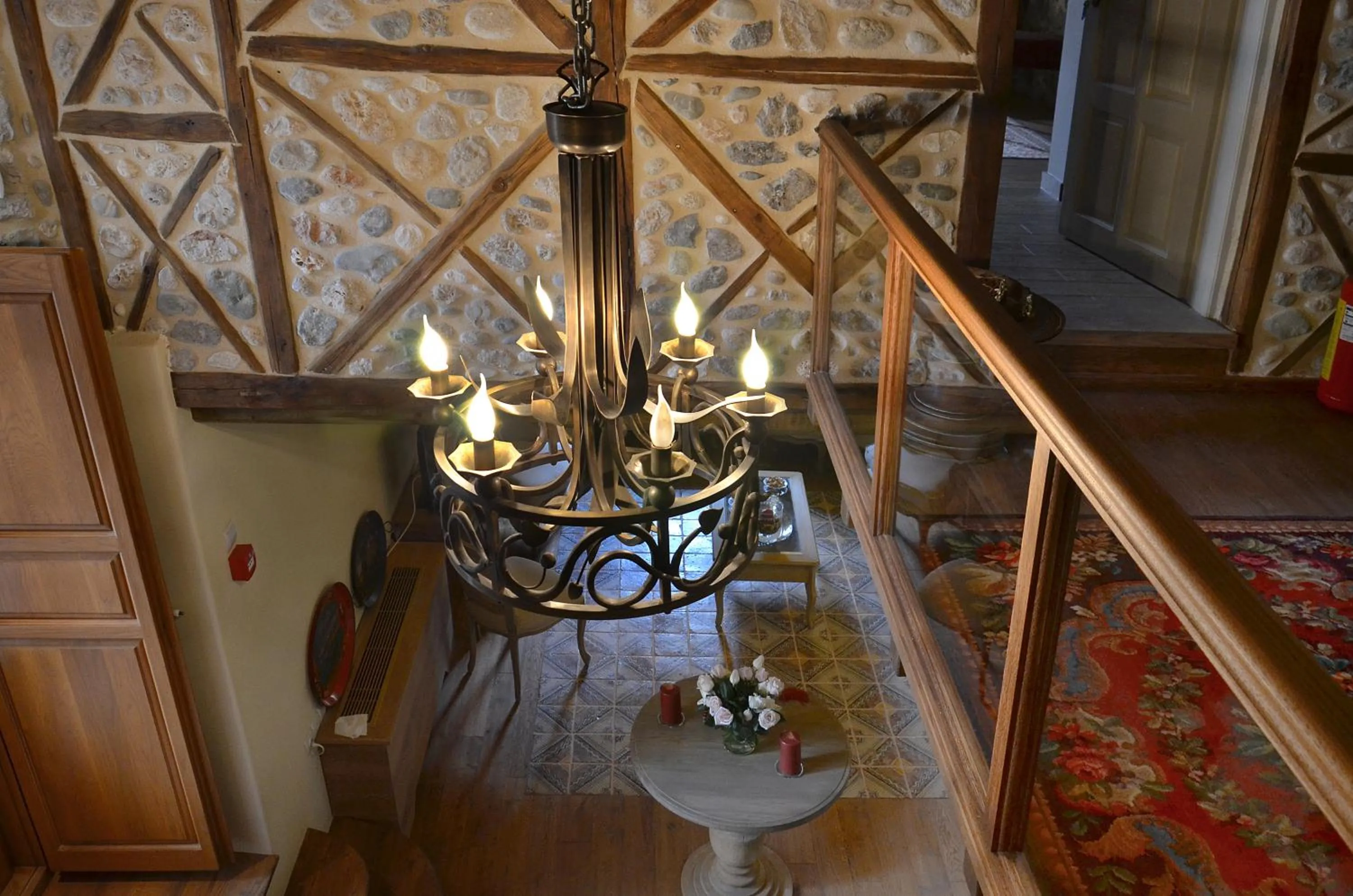 Decorative detail in Archontiko Chioti