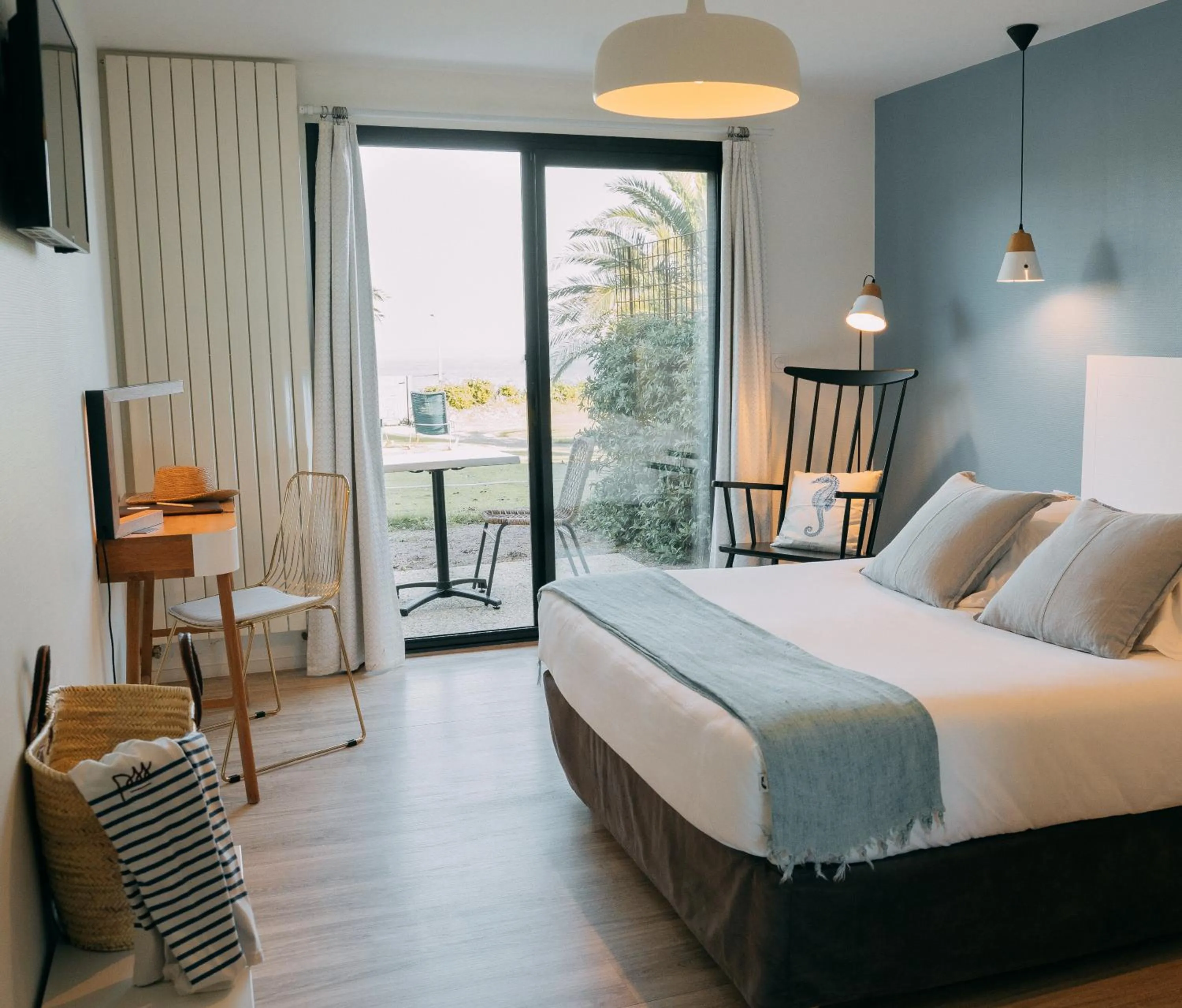 Bed in Villa Les Hydrangéas