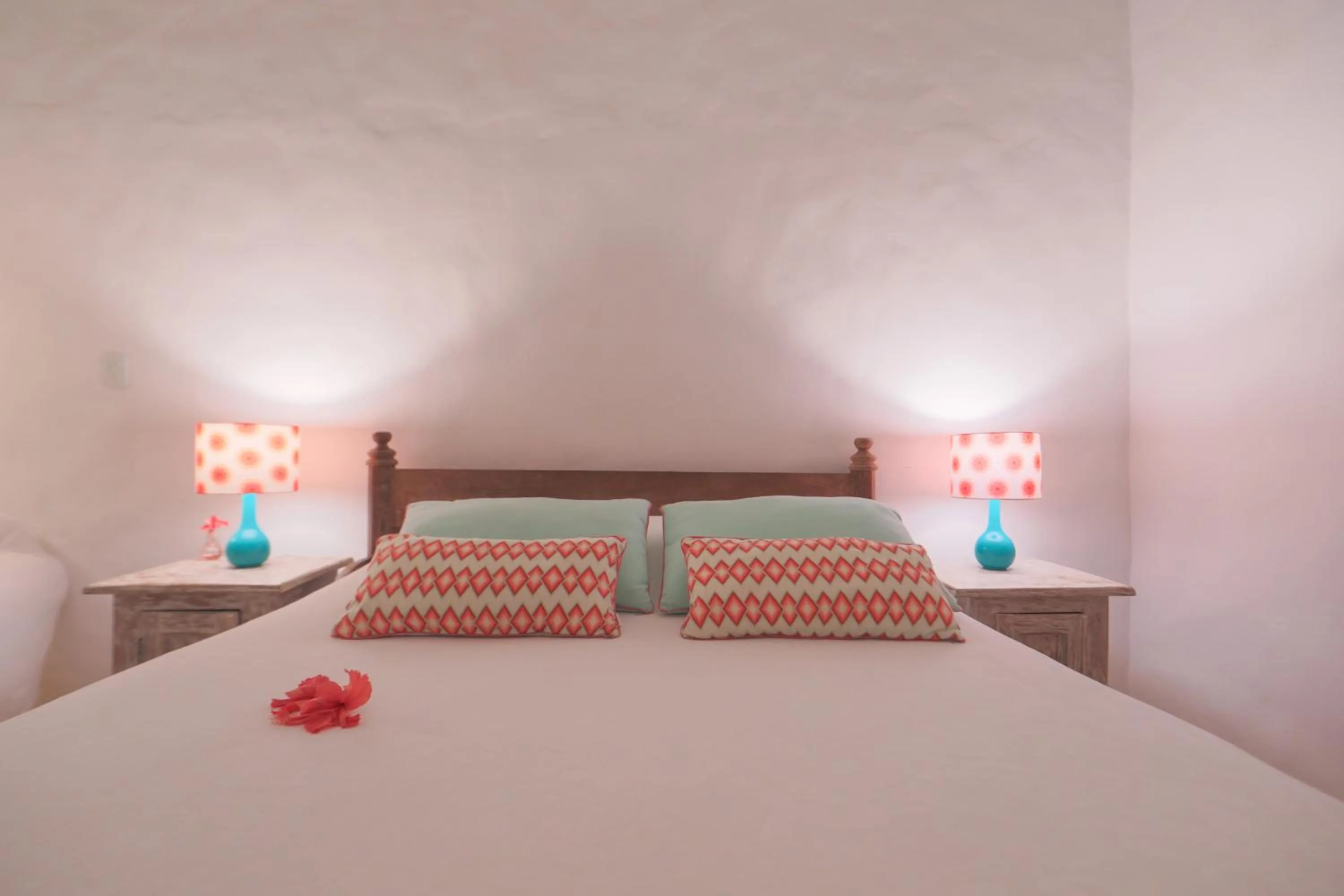 Bed in Pousada Patacho