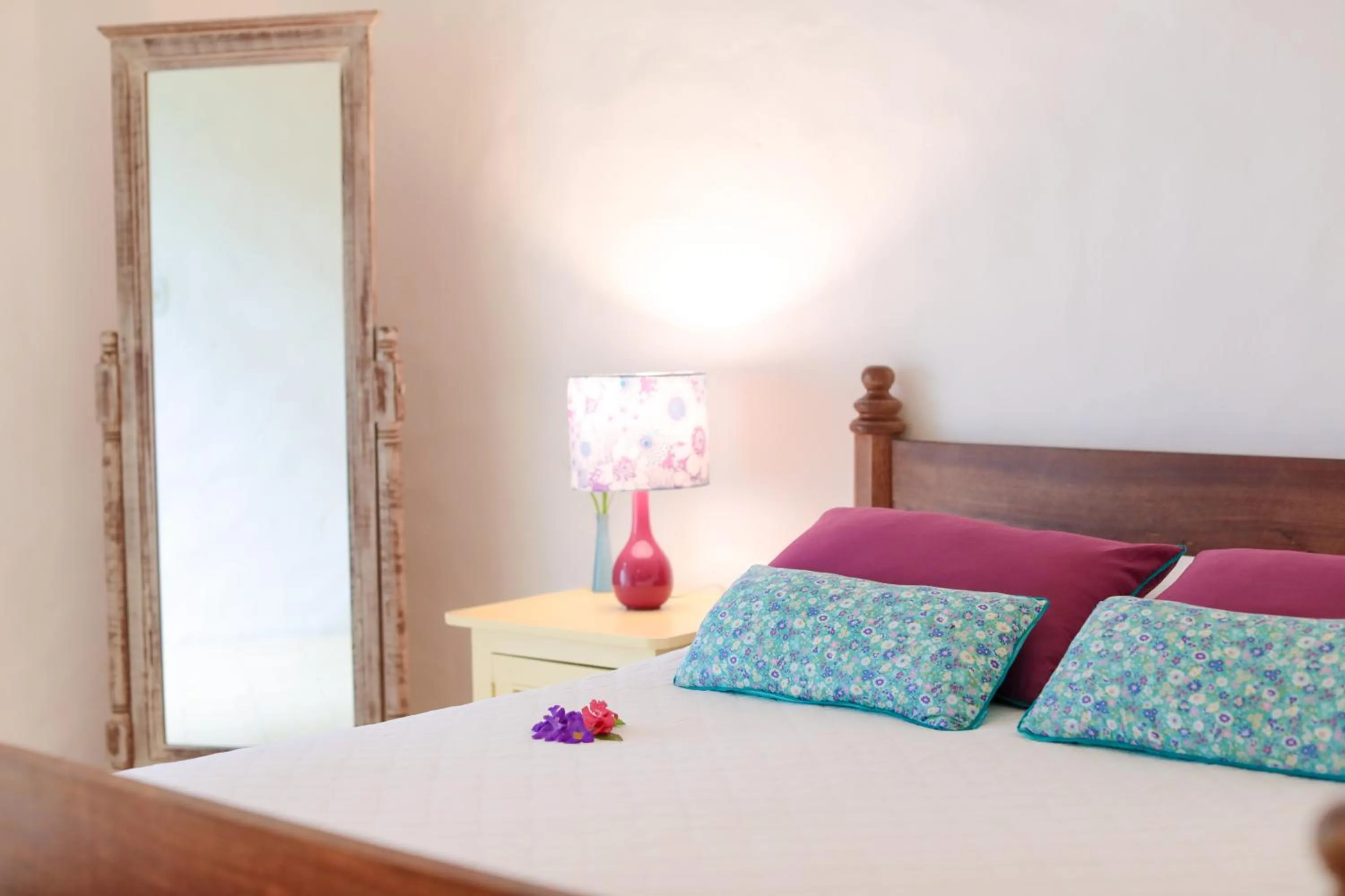 Bed in Pousada Patacho