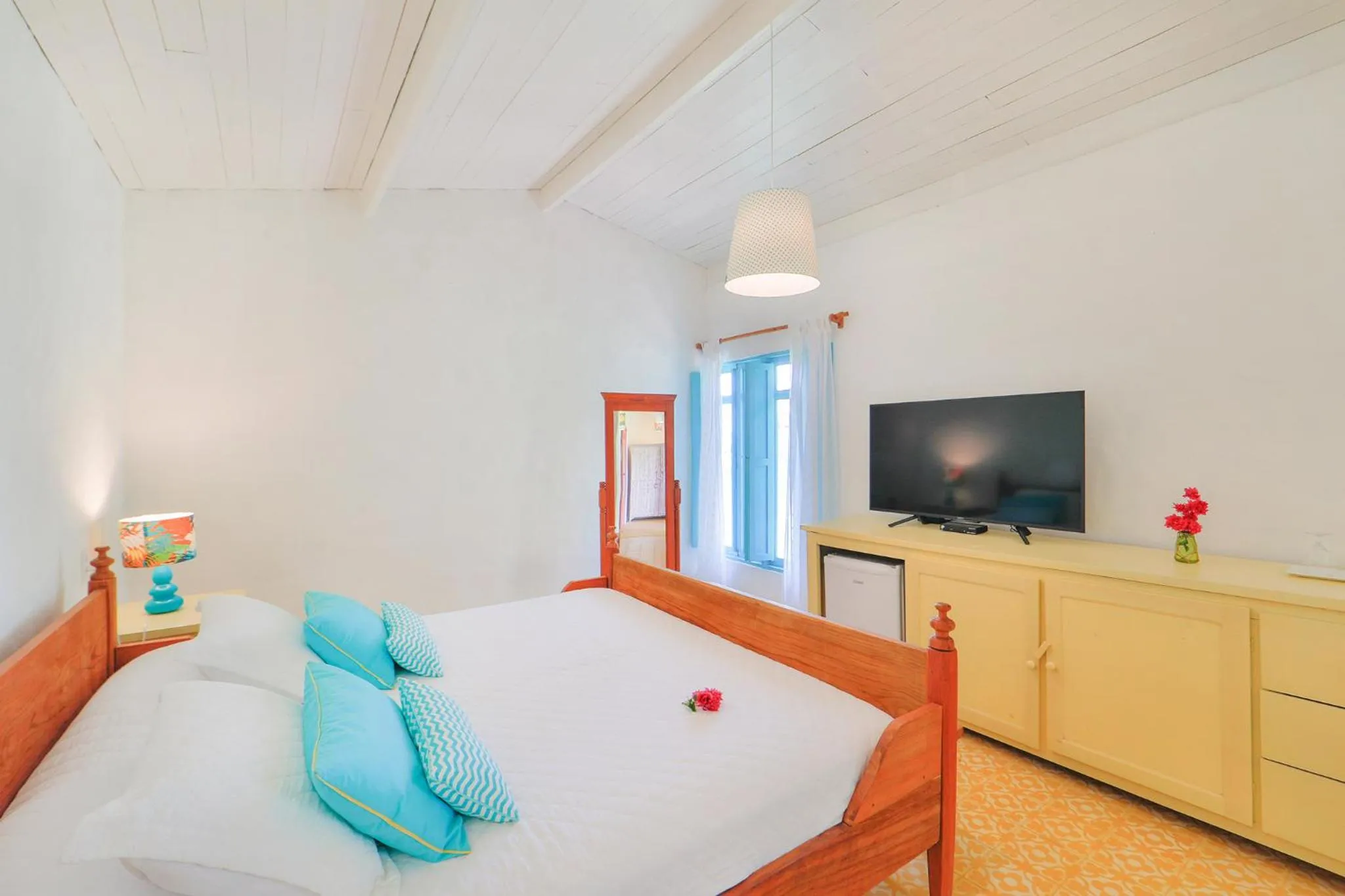 Patio, Bed in Pousada Patacho