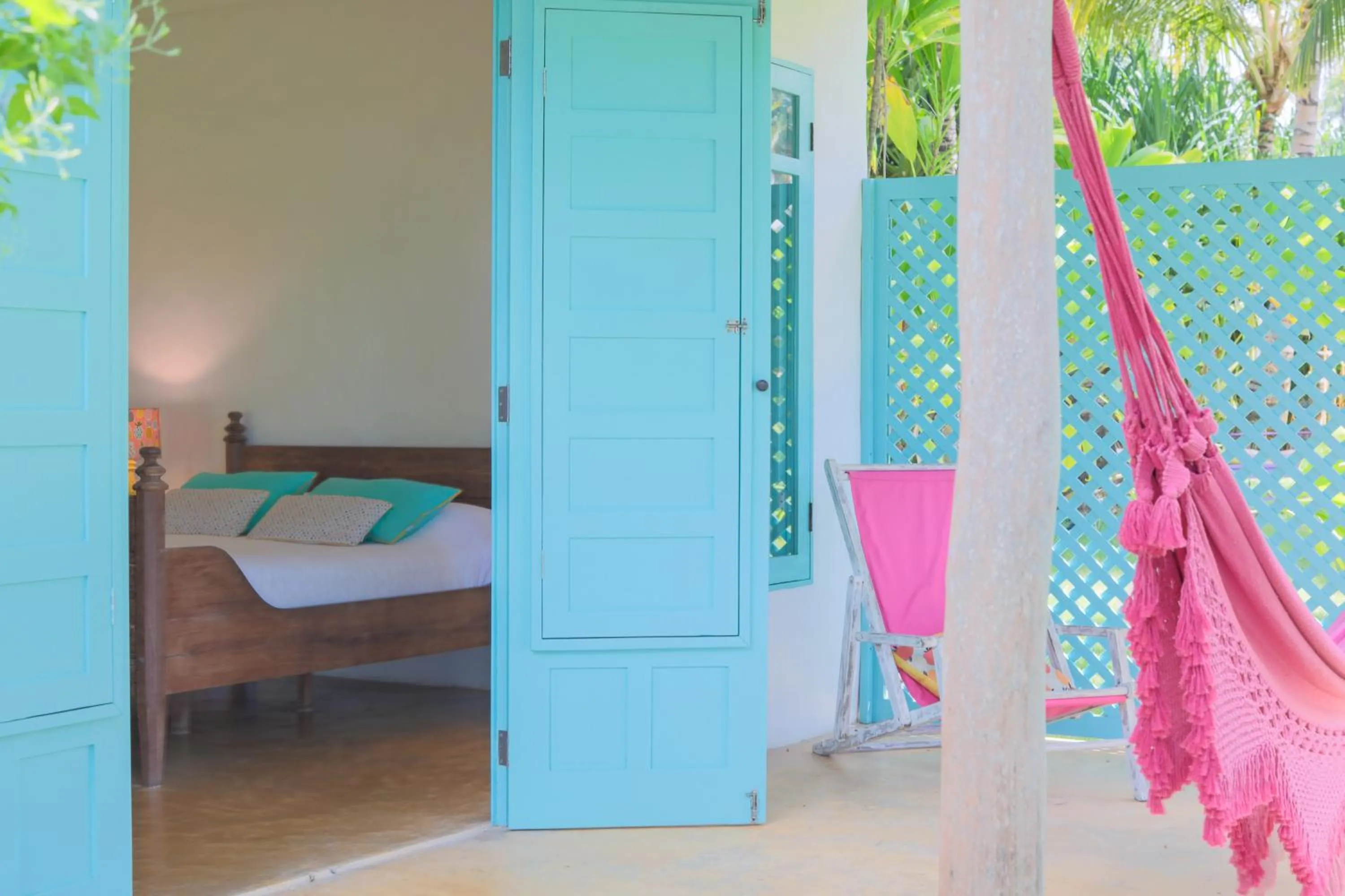 Bed in Pousada Patacho