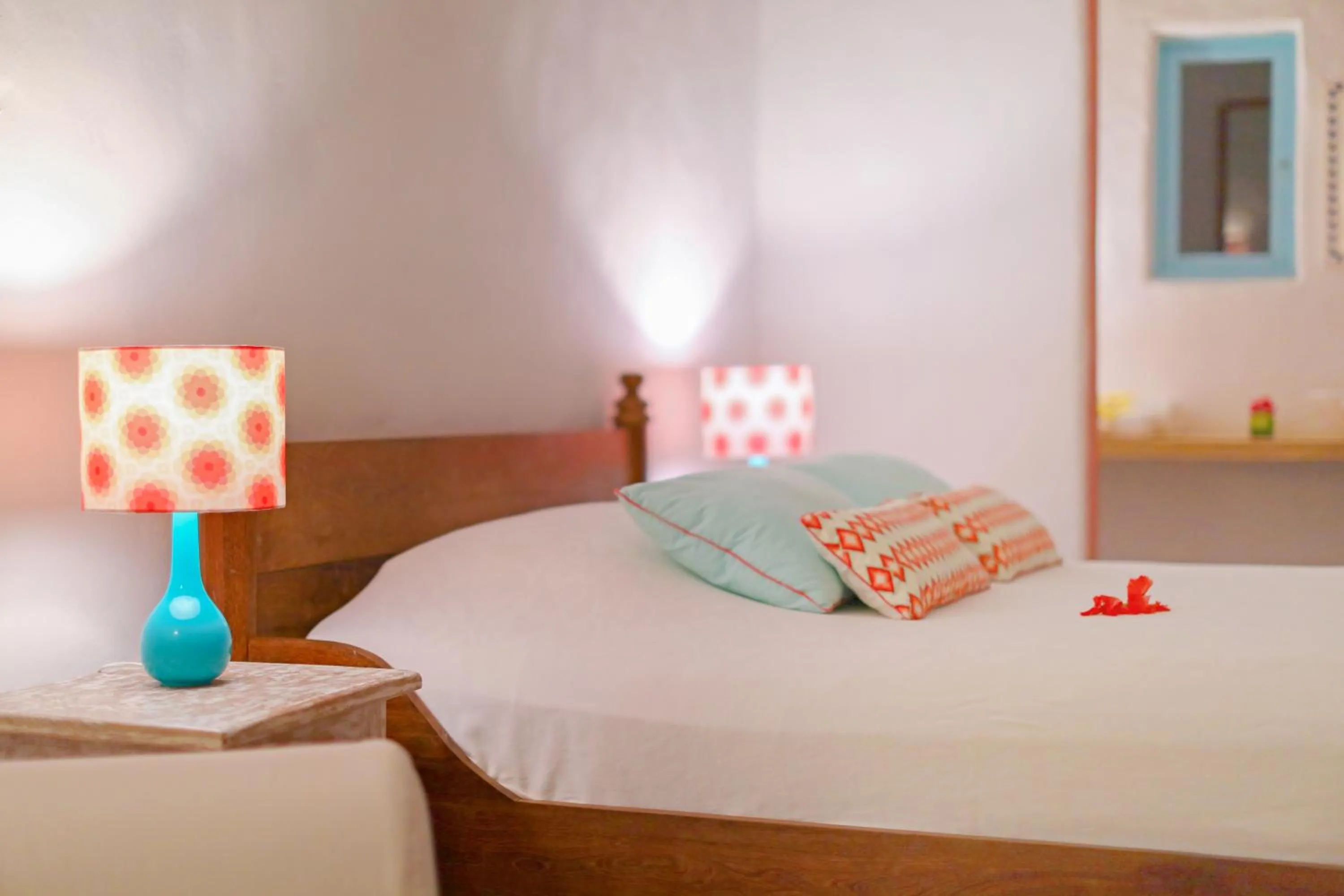 Bed in Pousada Patacho