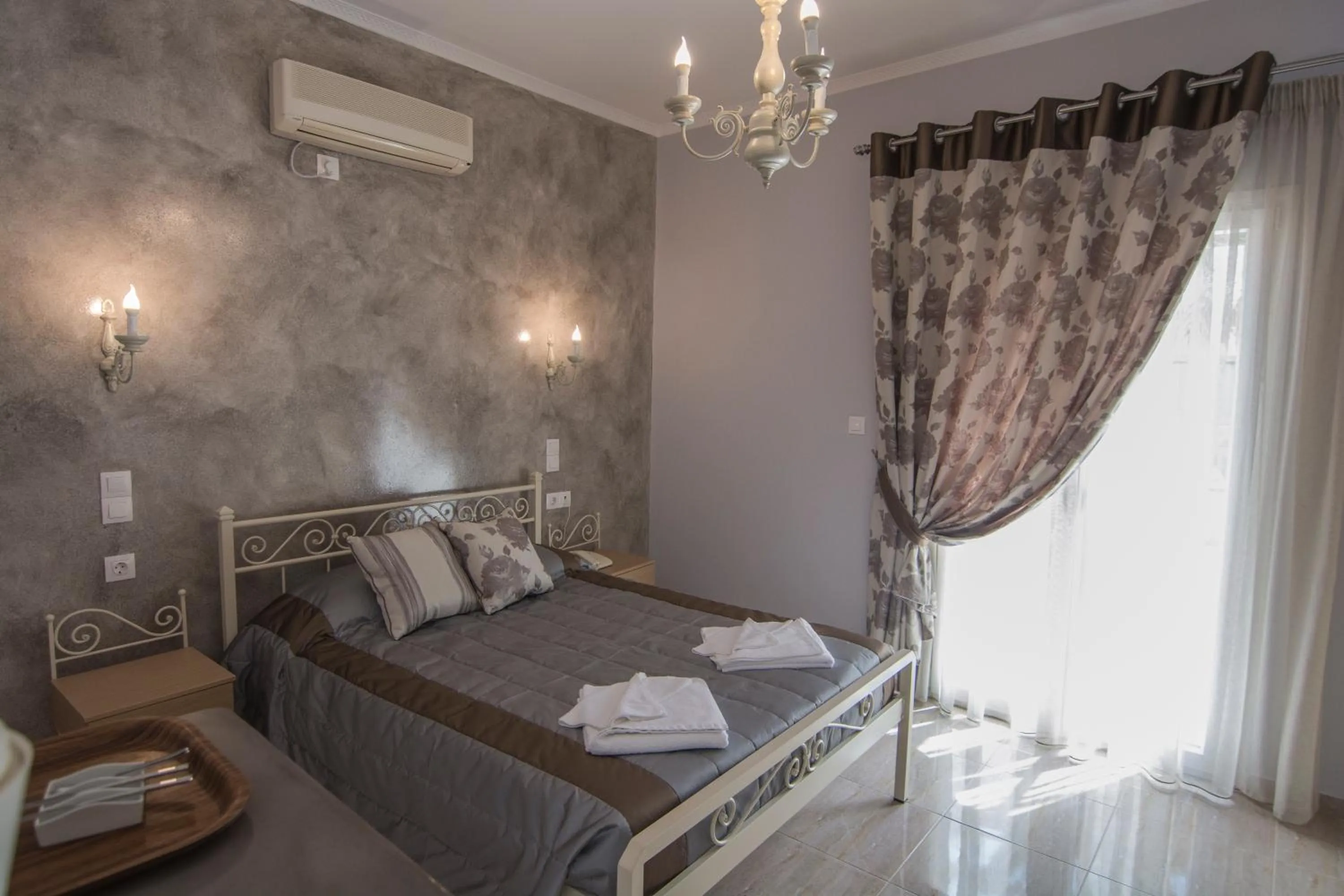 Bedroom, Bed in Polydefkis Hotel