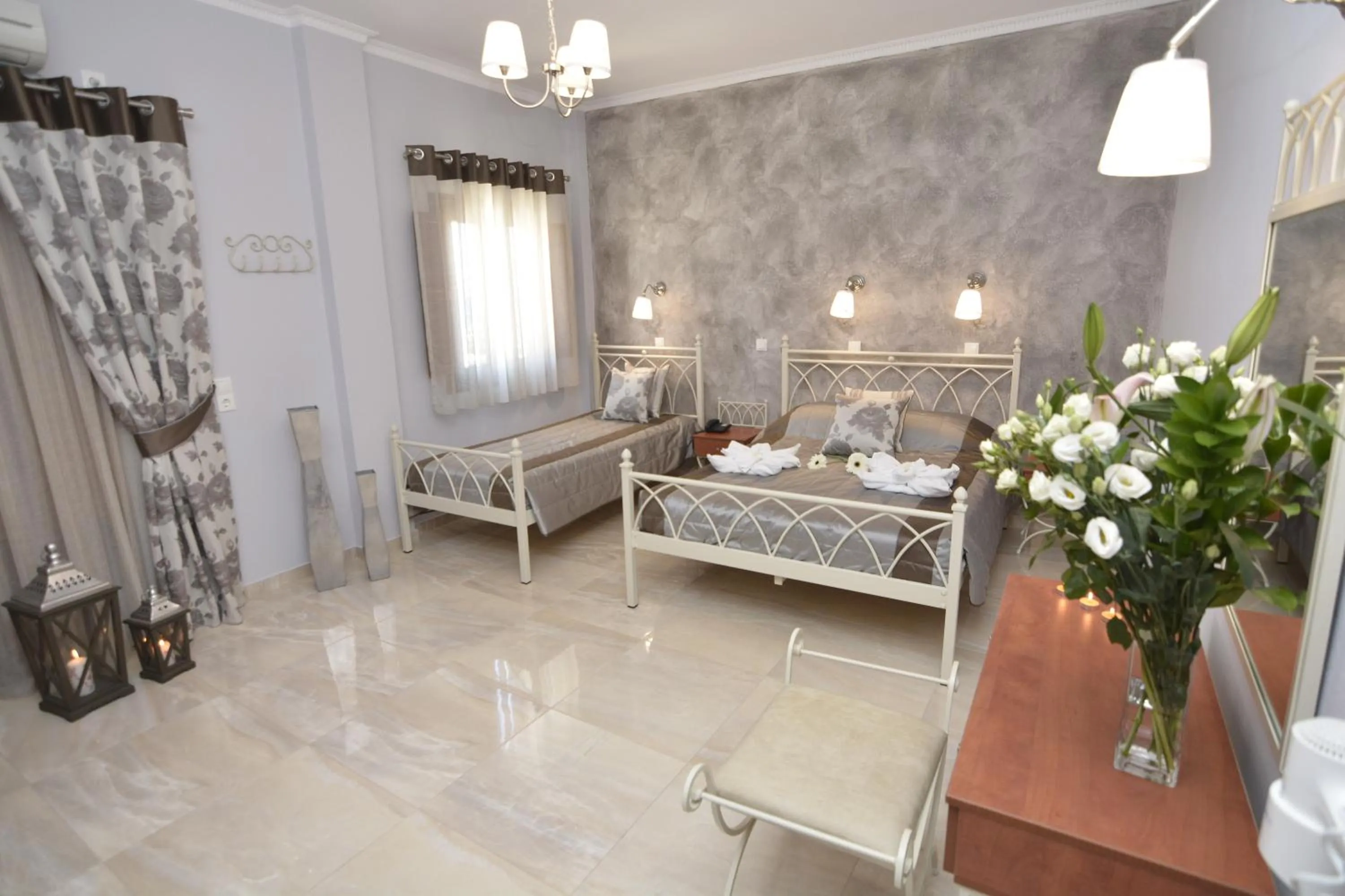 Bedroom, Bed in Polydefkis Hotel