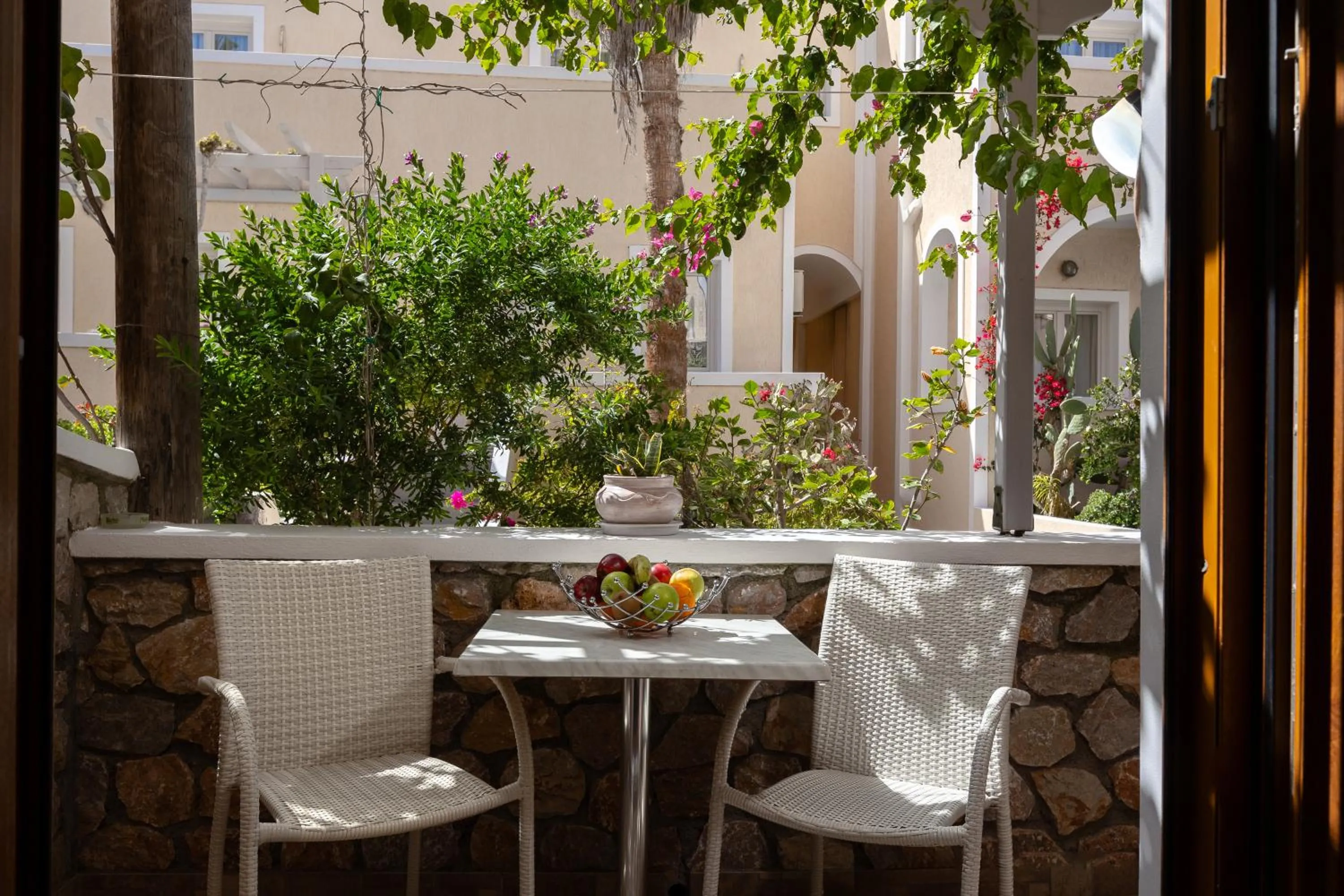 Balcony/Terrace in Polydefkis Hotel
