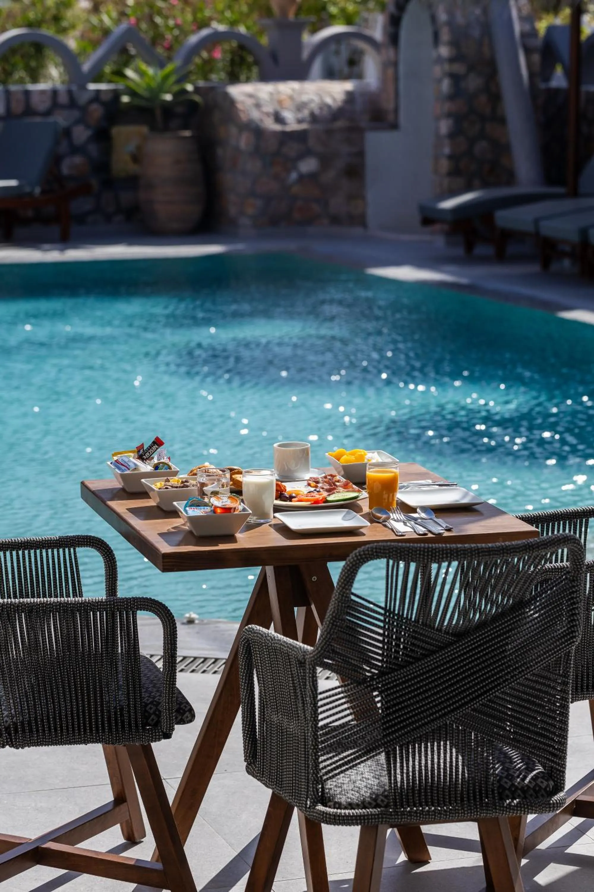 Breakfast in Polydefkis Hotel