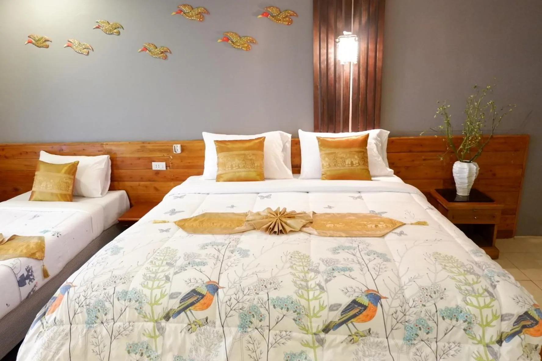 Bed in The Park Ayutthaya Resort And Spa