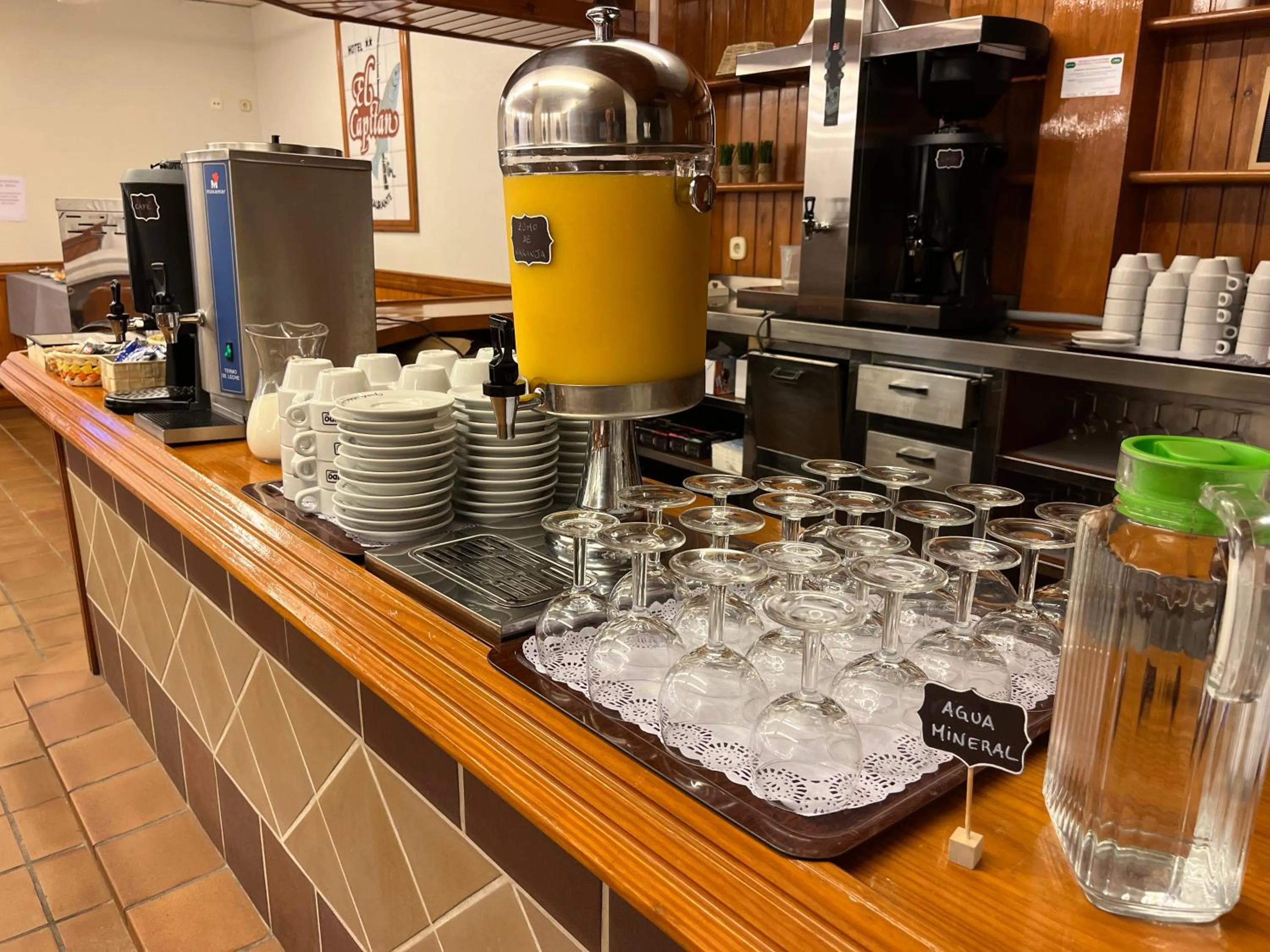 Breakfast in Hotel Capitán