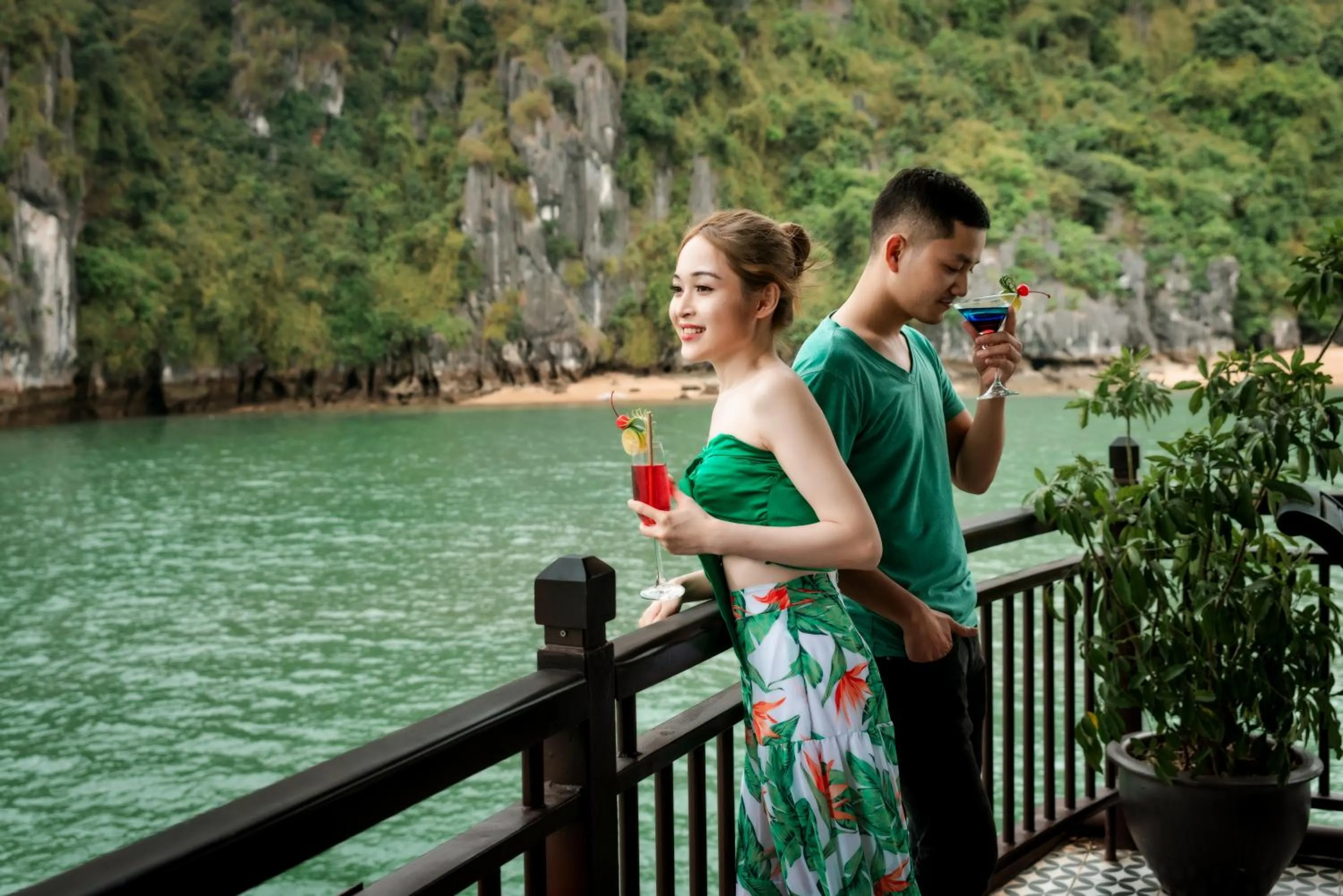 Balcony/Terrace in Sena Cruises - Wonder On Lan Ha Bay