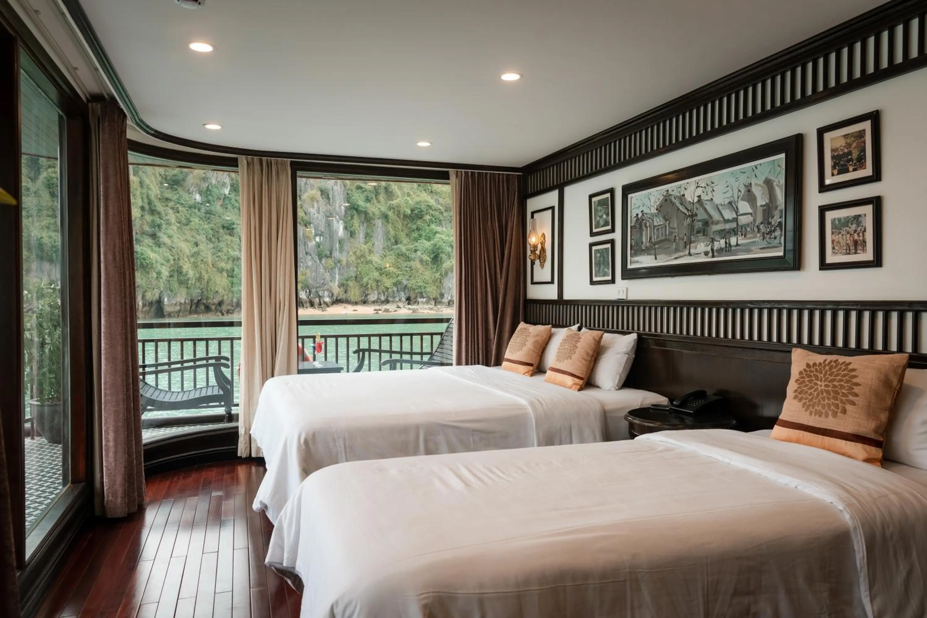 Bedroom, Bed in Sena Cruises - Wonder On Lan Ha Bay