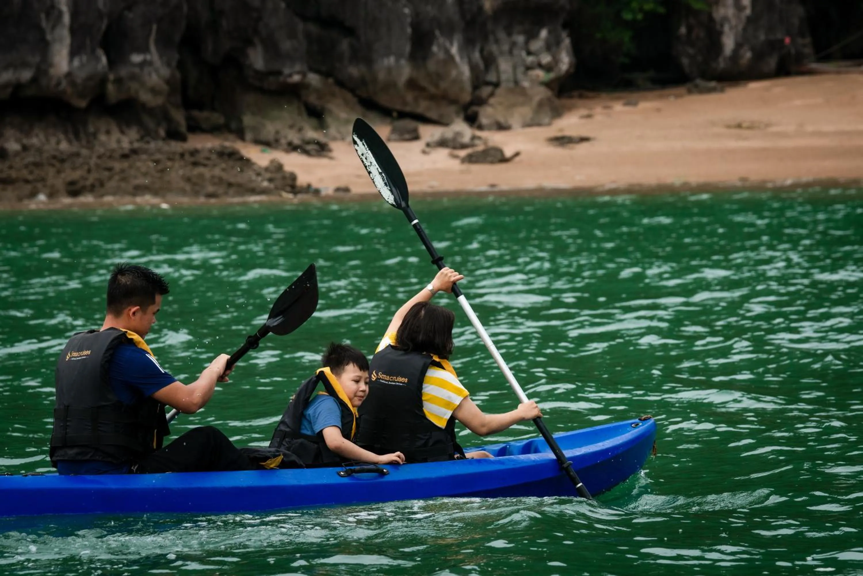 People in Sena Cruises - Wonder On Lan Ha Bay
