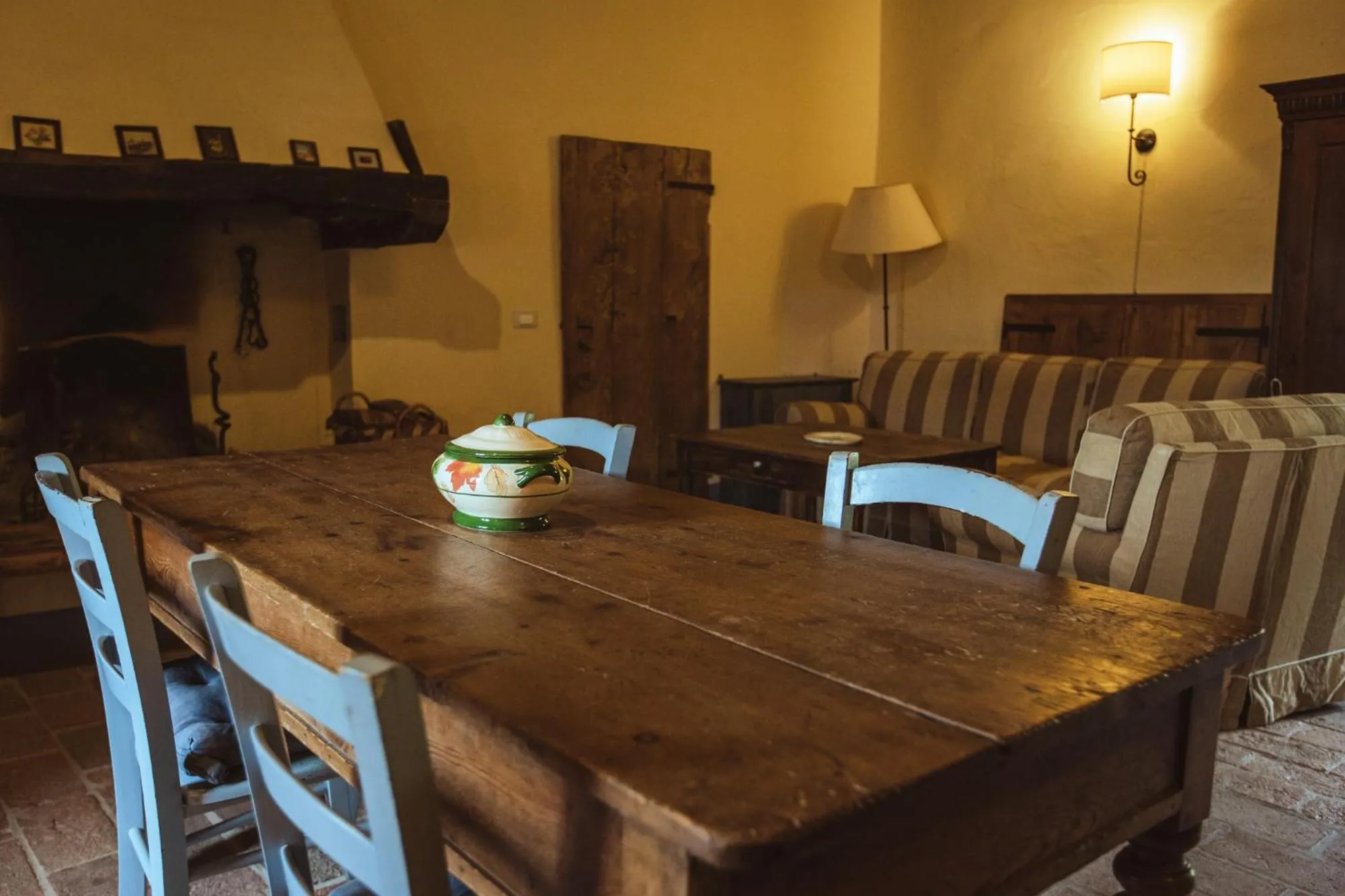 Living room in Podere Spedalone