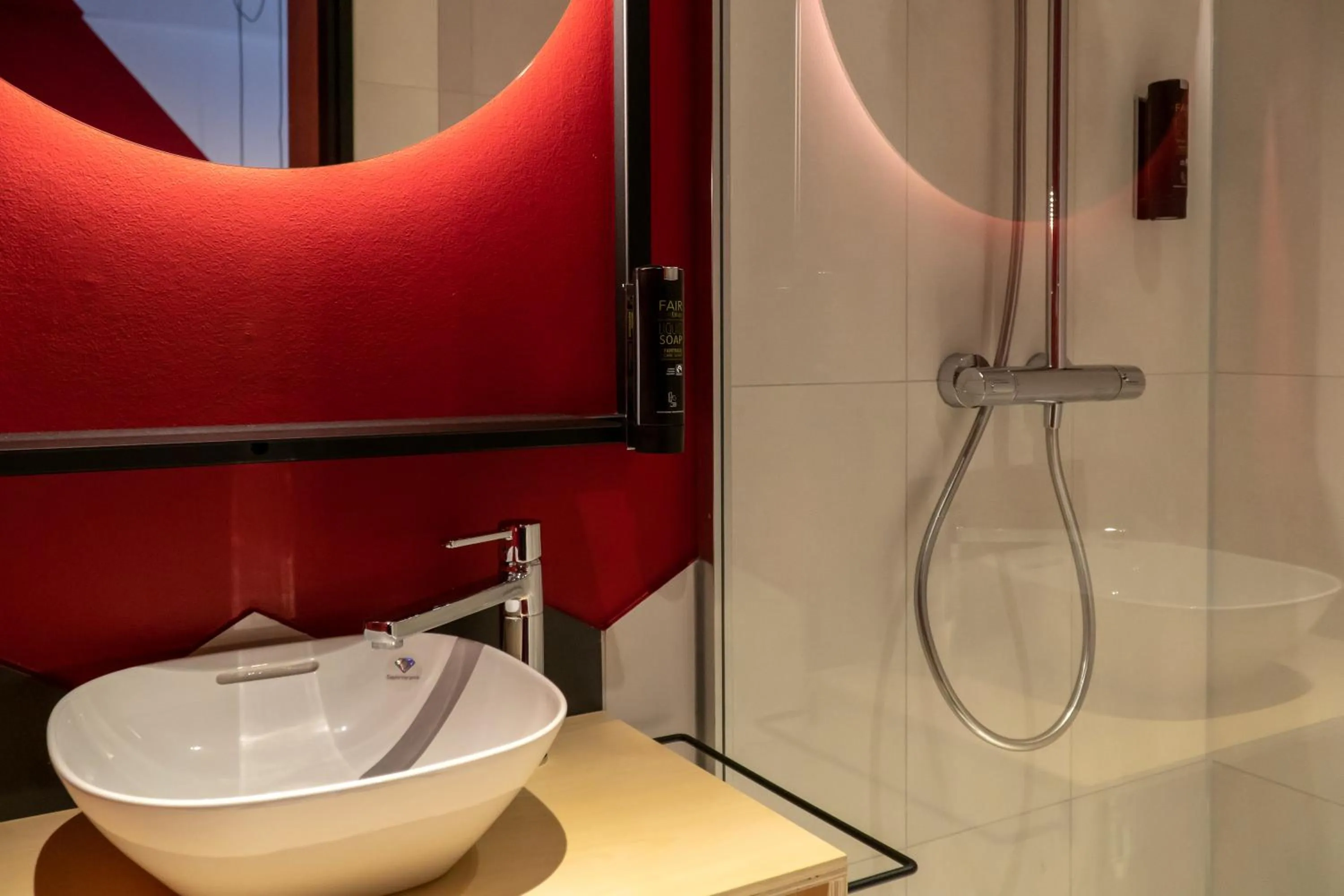 Bathroom in Via Suites