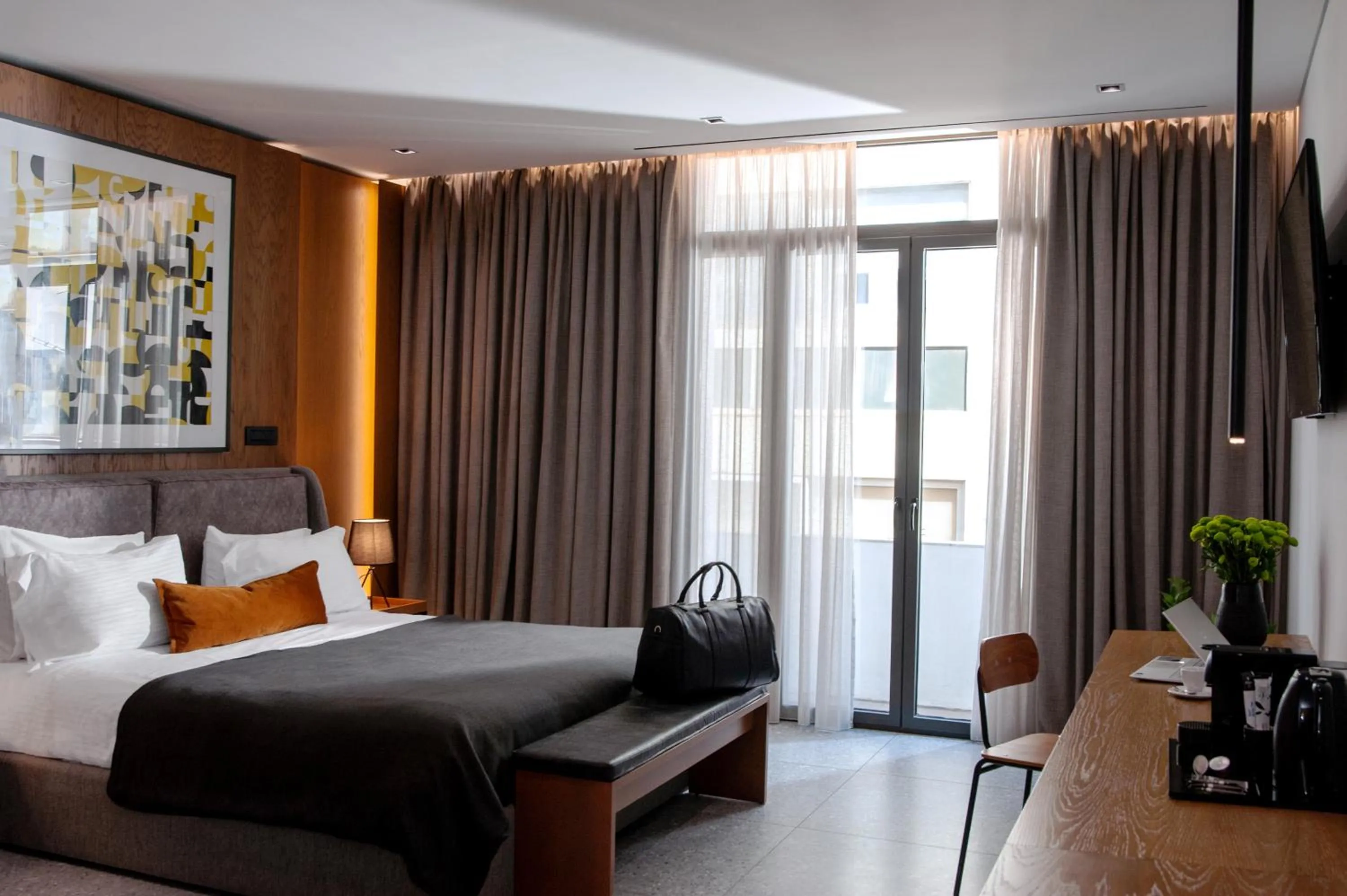 Photo of the whole room, Bed in The Editor Hotel Athens