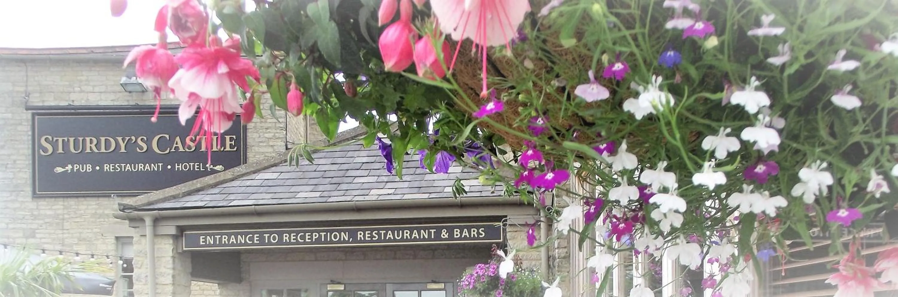 Decorative detail in Sturdy`s Castle - Historic Coaching Inn near Blenheim Palace, Oxfordshire