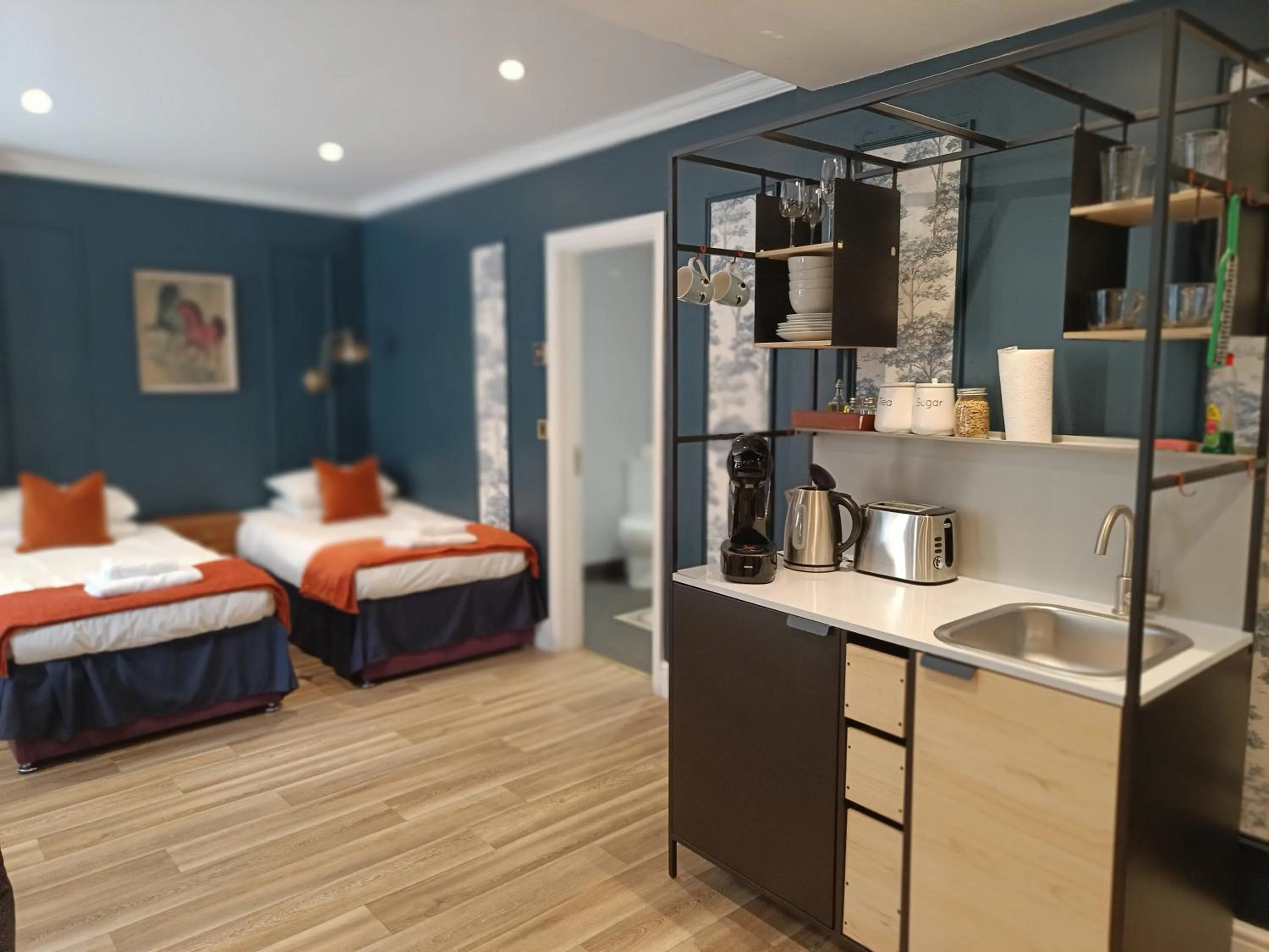 Bed in Rooms on The Prom