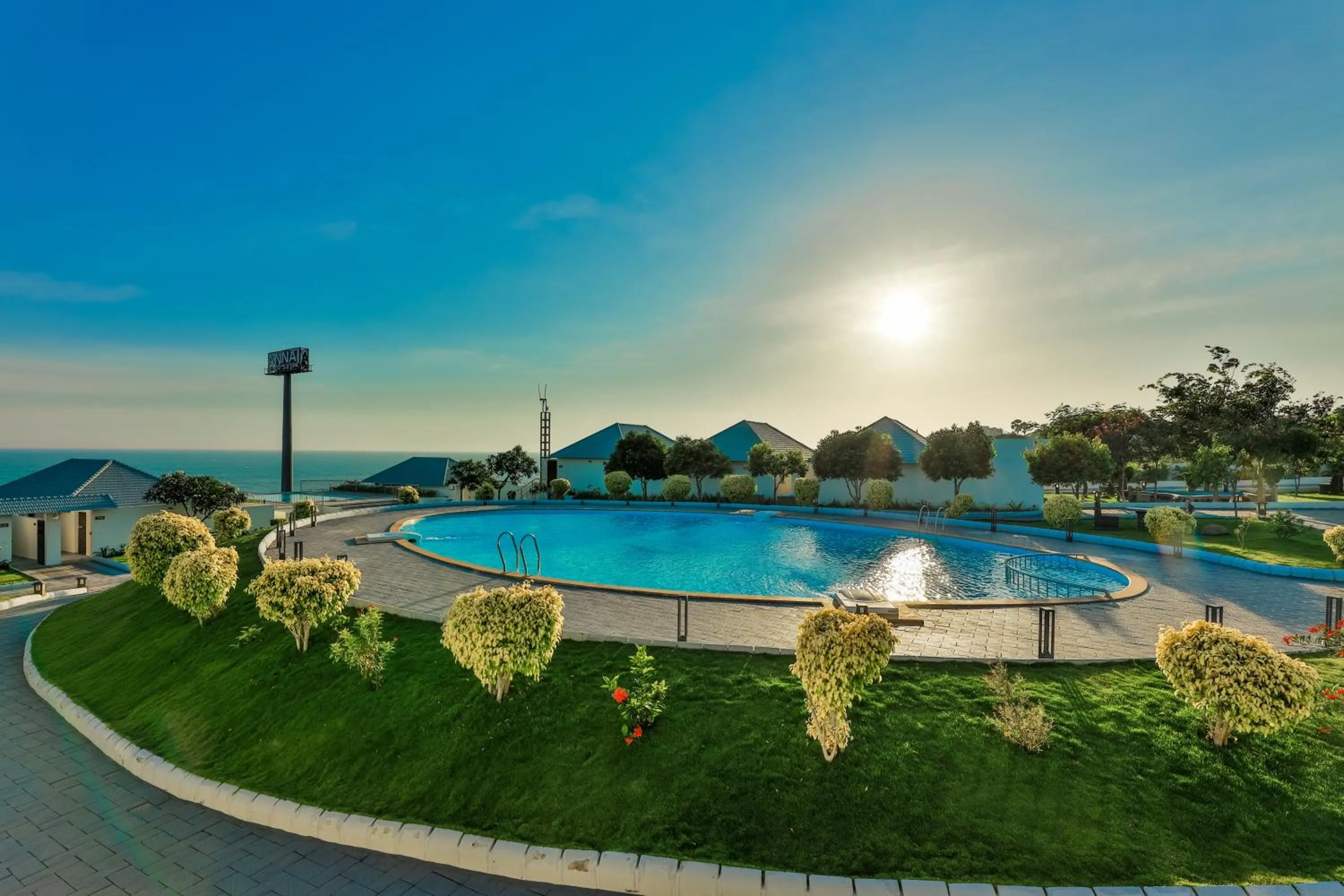 Pool view in Annai Resorts & Spa