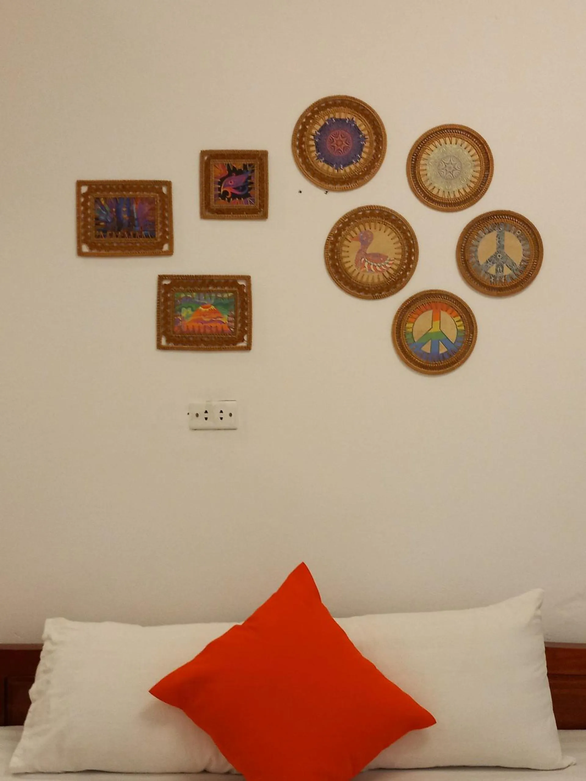 Decorative detail, Bed in Hanowood Homestay