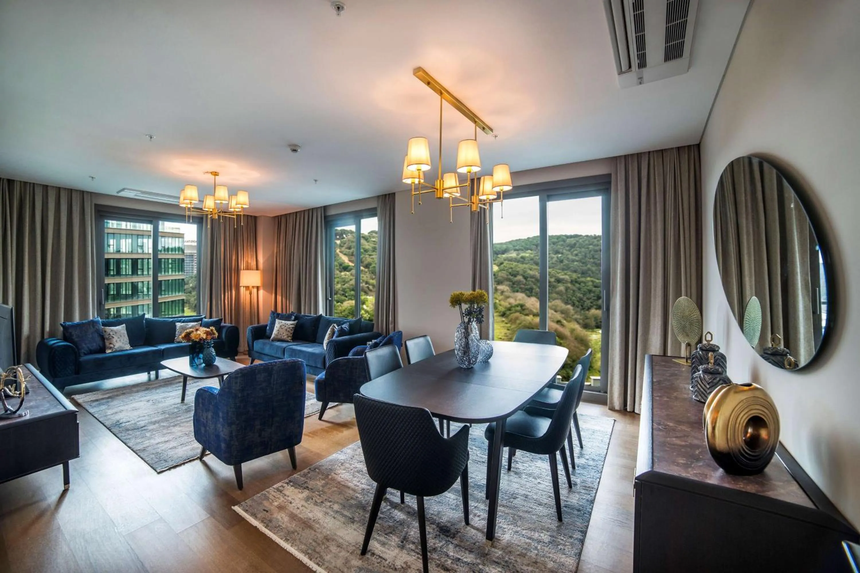 Living room in Radisson Residences Vadistanbul