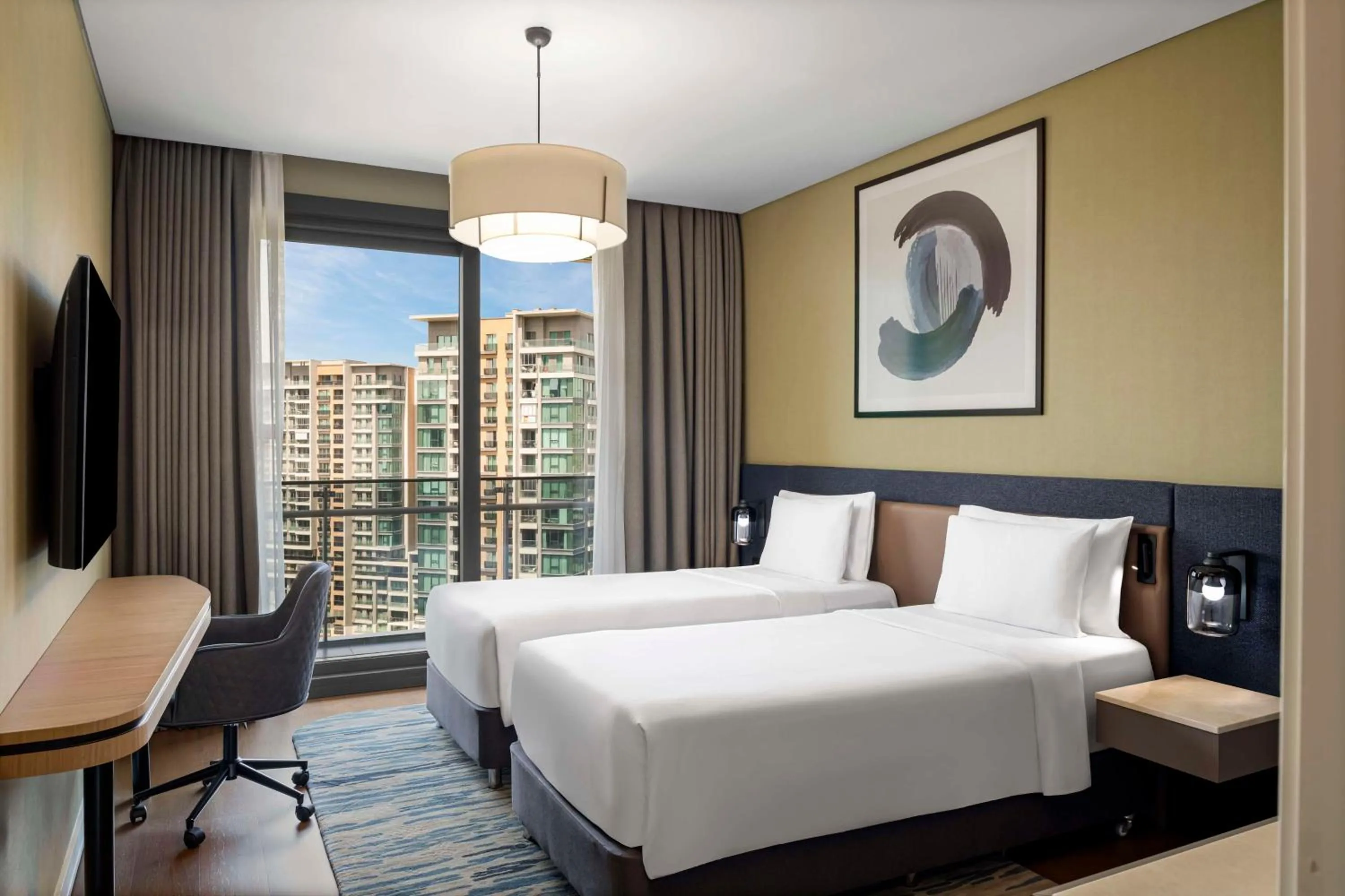 Bed in Radisson Residences Vadistanbul