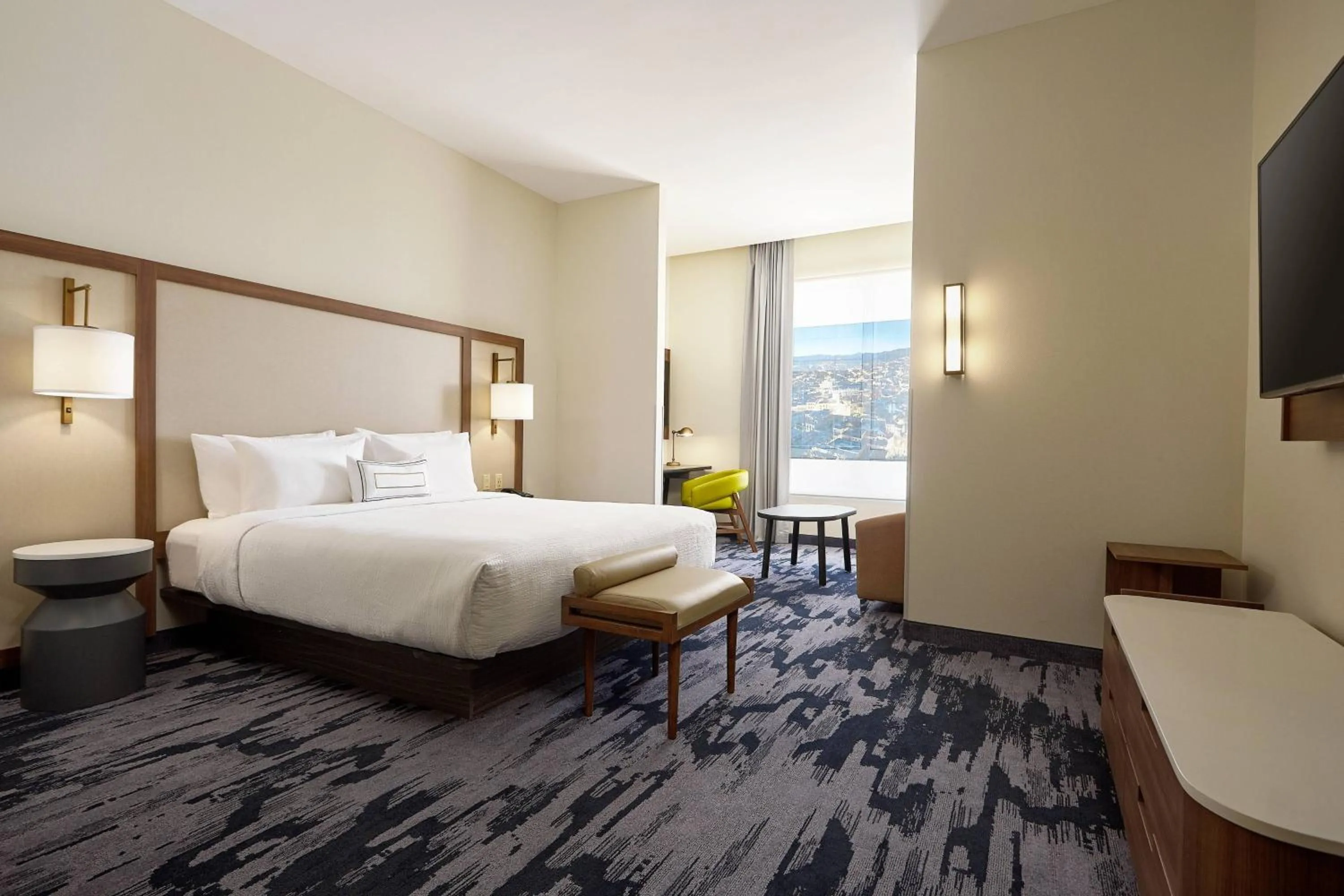 Photo of the whole room, Bed in Fairfield Inn & Suites Silao Guanajuato Airport