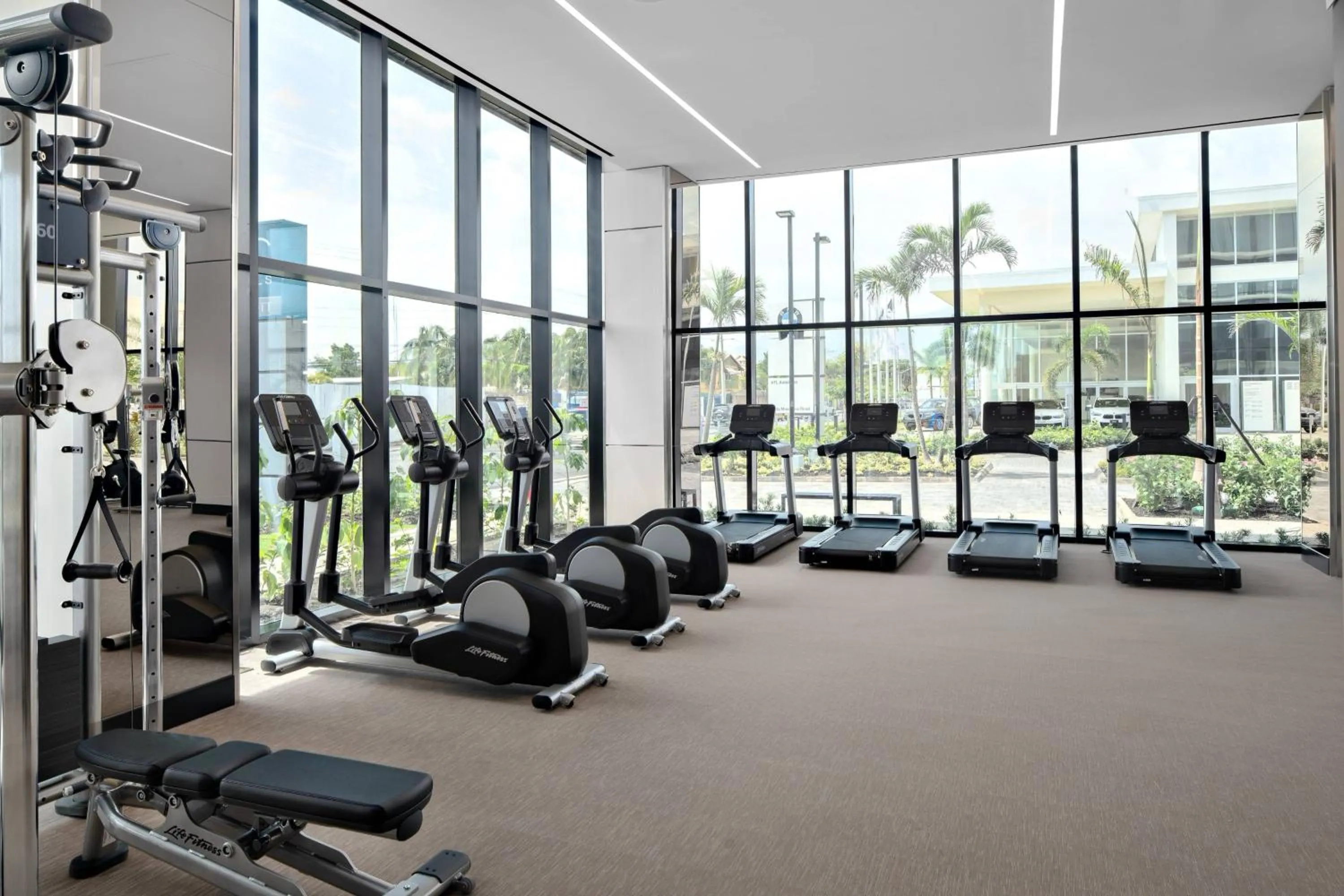 Fitness centre/facilities in AC Hotel by Marriott Kingston, Jamaica