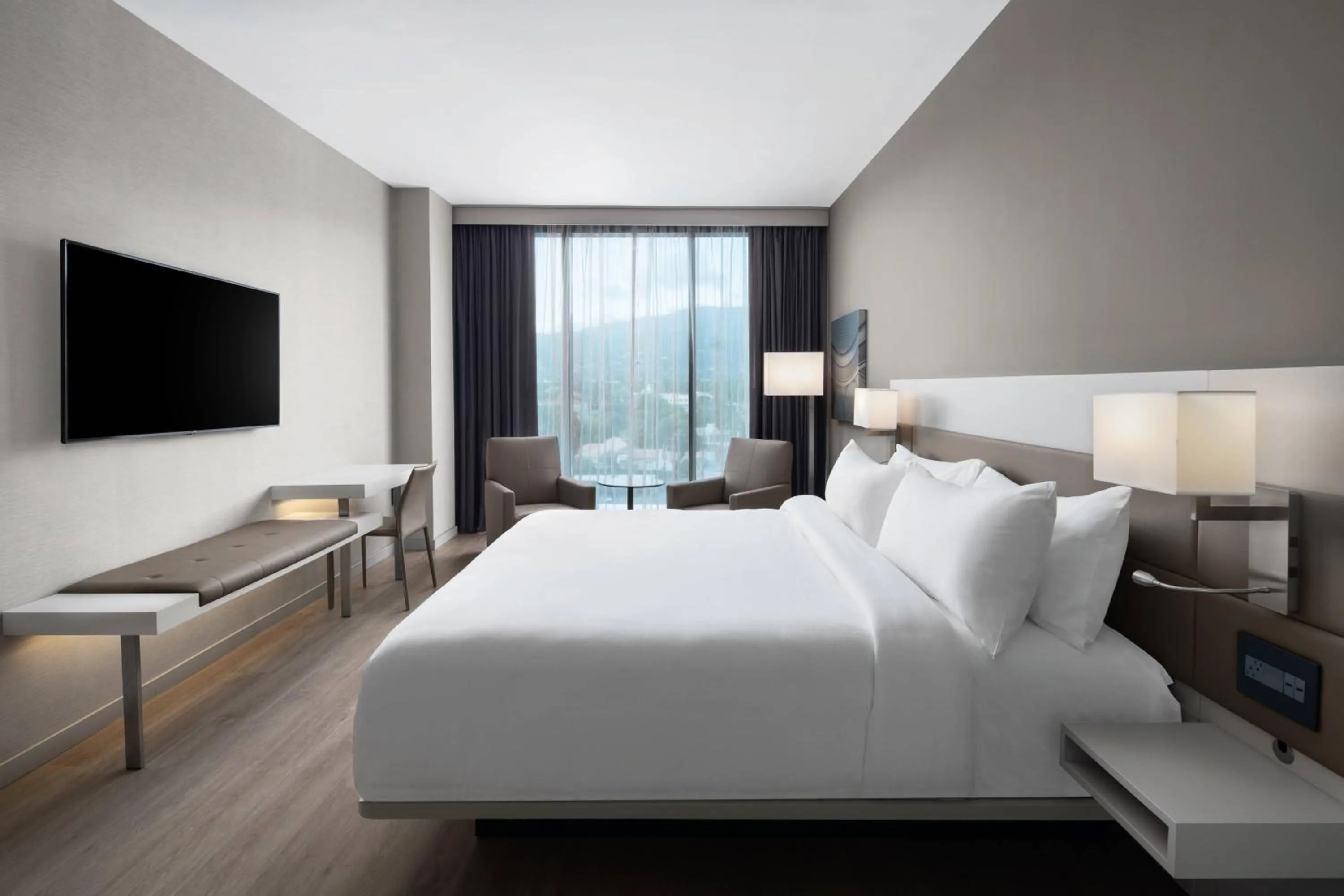 Bedroom, Bed in AC Hotel by Marriott Kingston, Jamaica