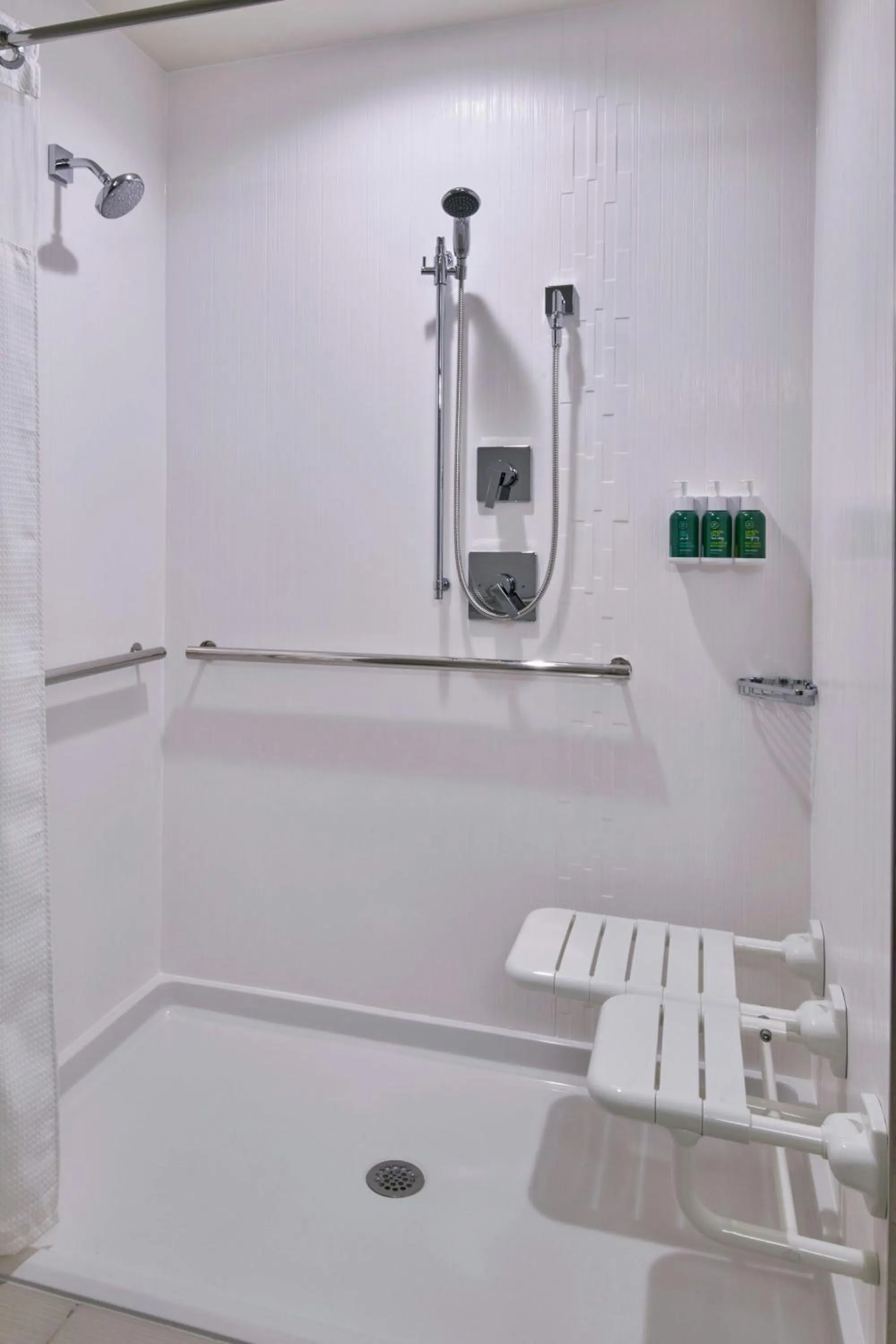 Bathroom in Courtyard by Marriott Petoskey at Victories Square