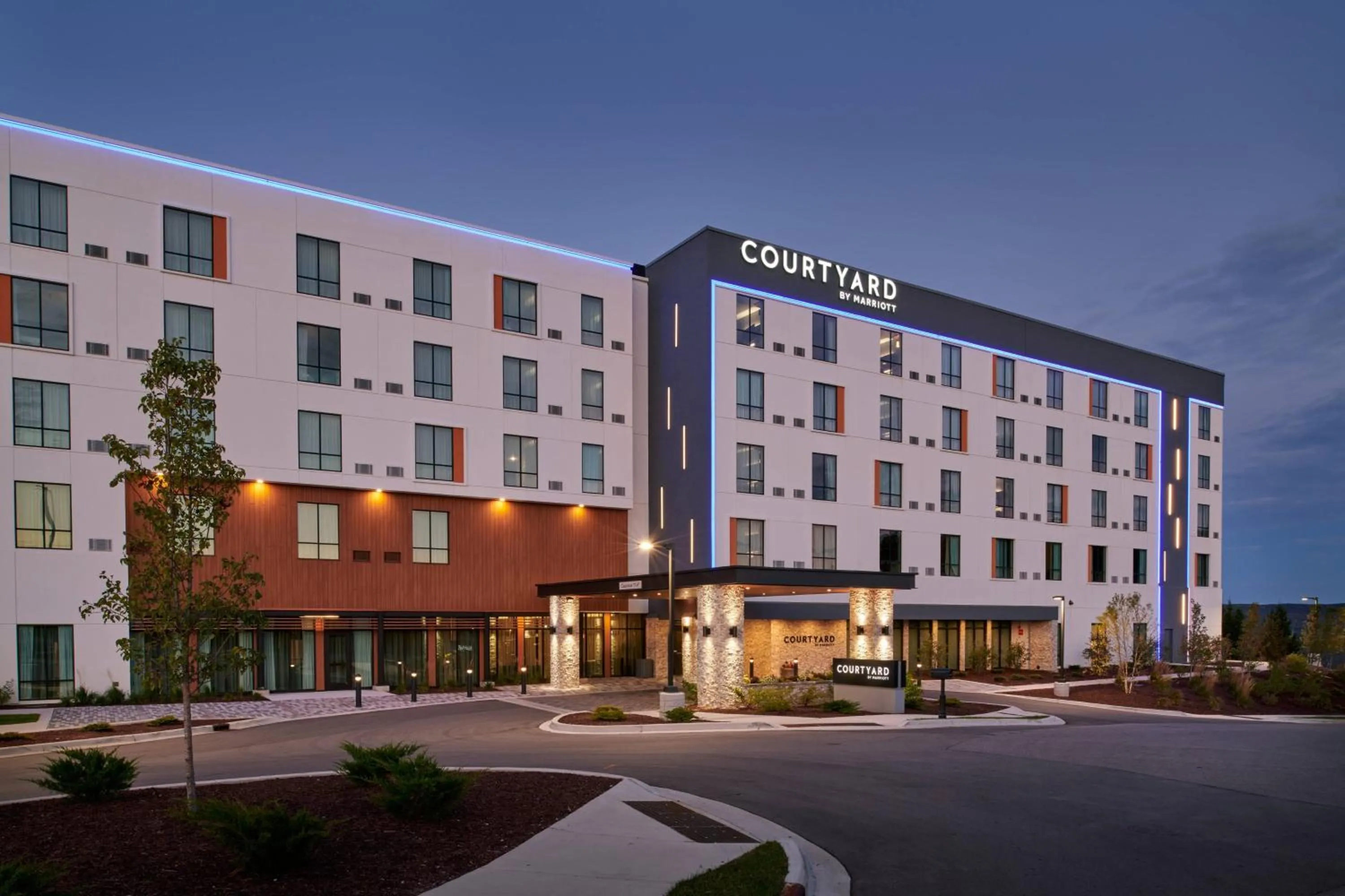 Property building in Courtyard by Marriott Petoskey at Victories Square