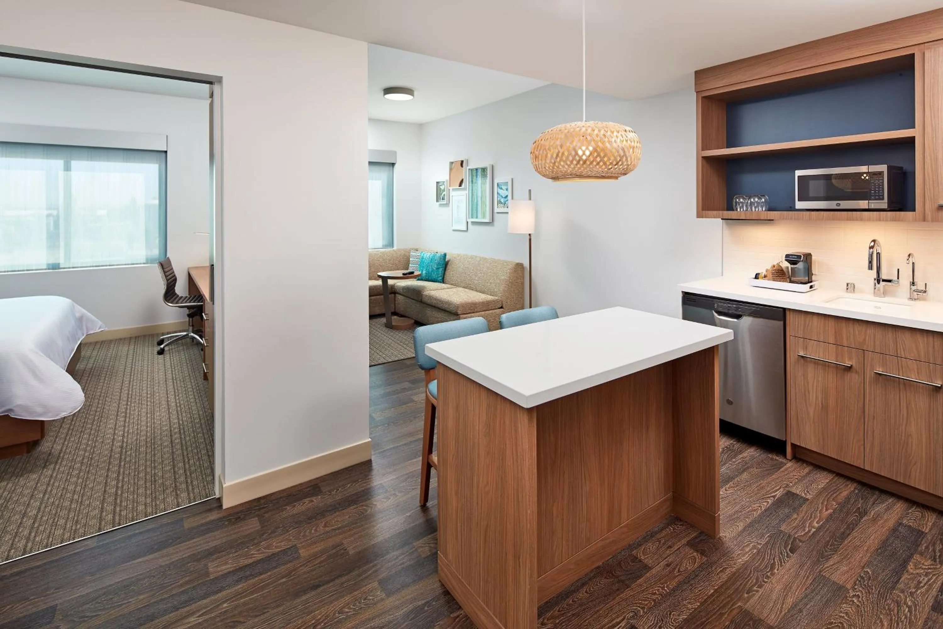 Living room in Element Santa Clara