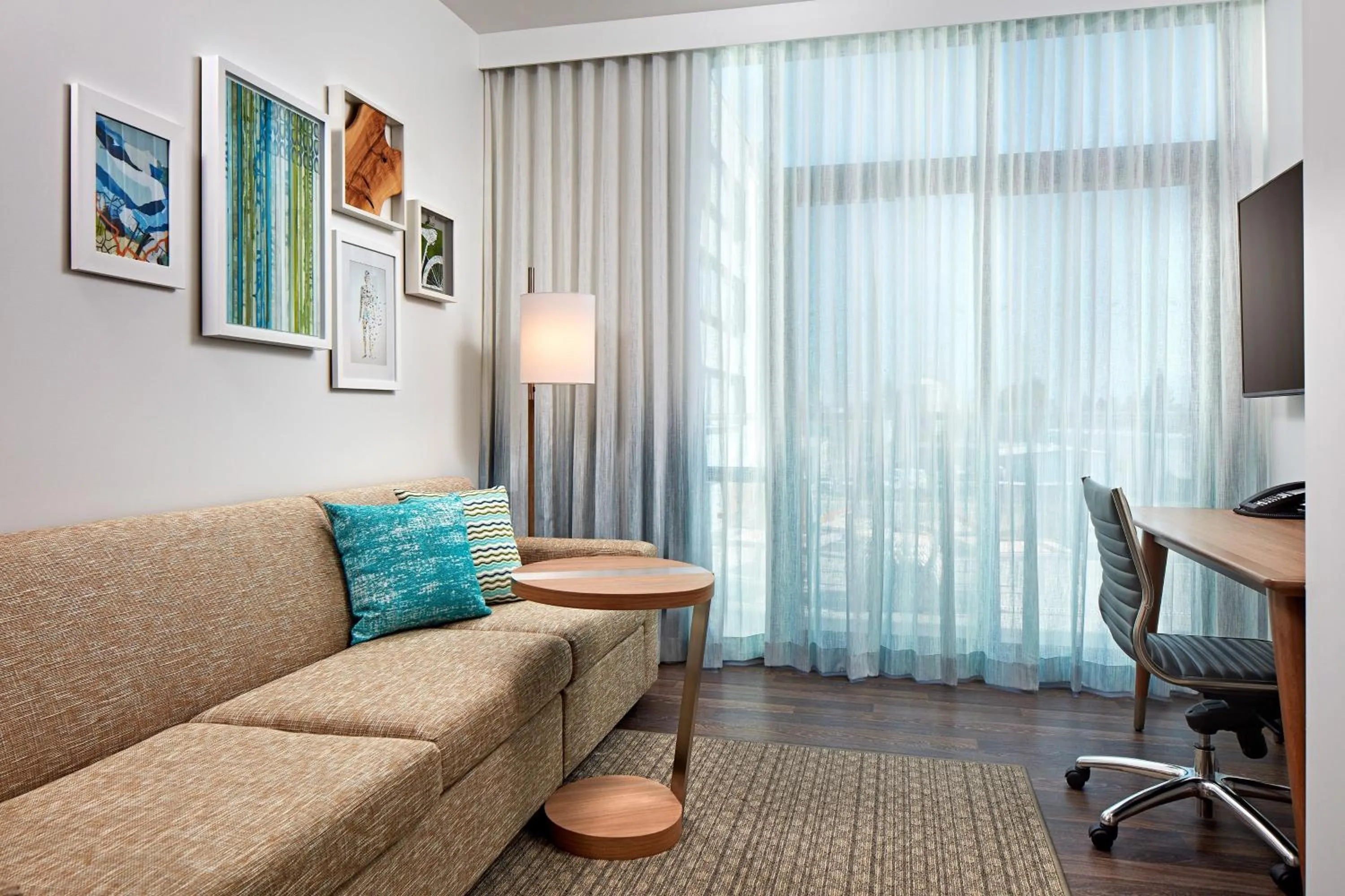 Living room in Element Santa Clara