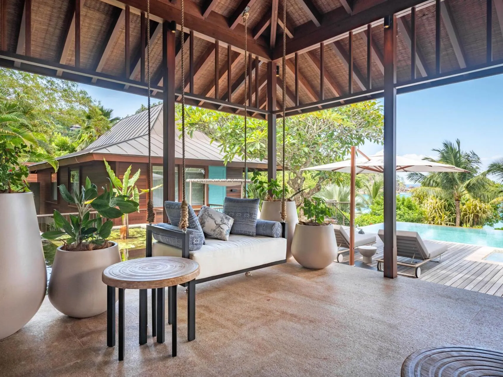 Seating area in Four Seasons Resort Seychelles