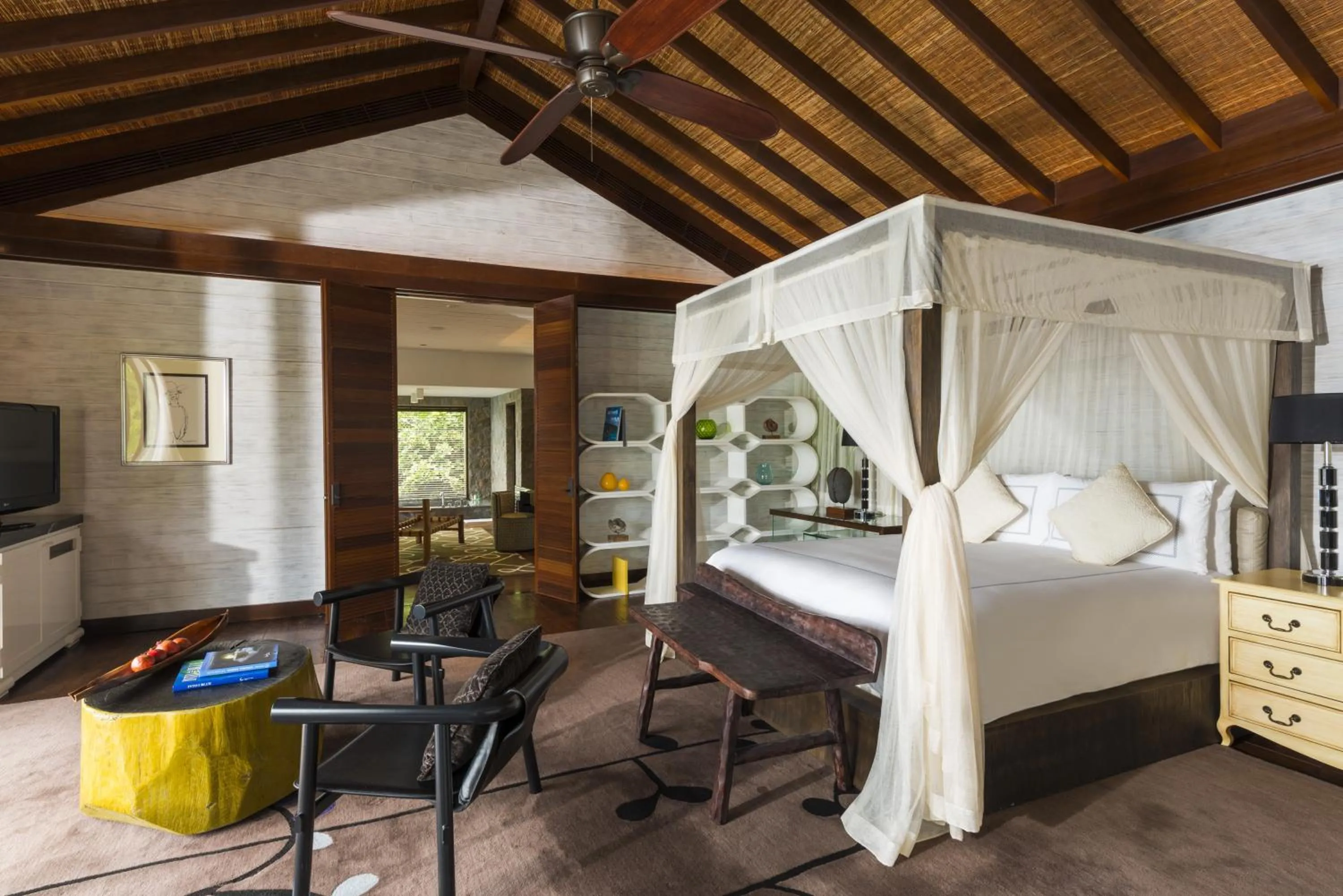 Bed in Four Seasons Resort Seychelles